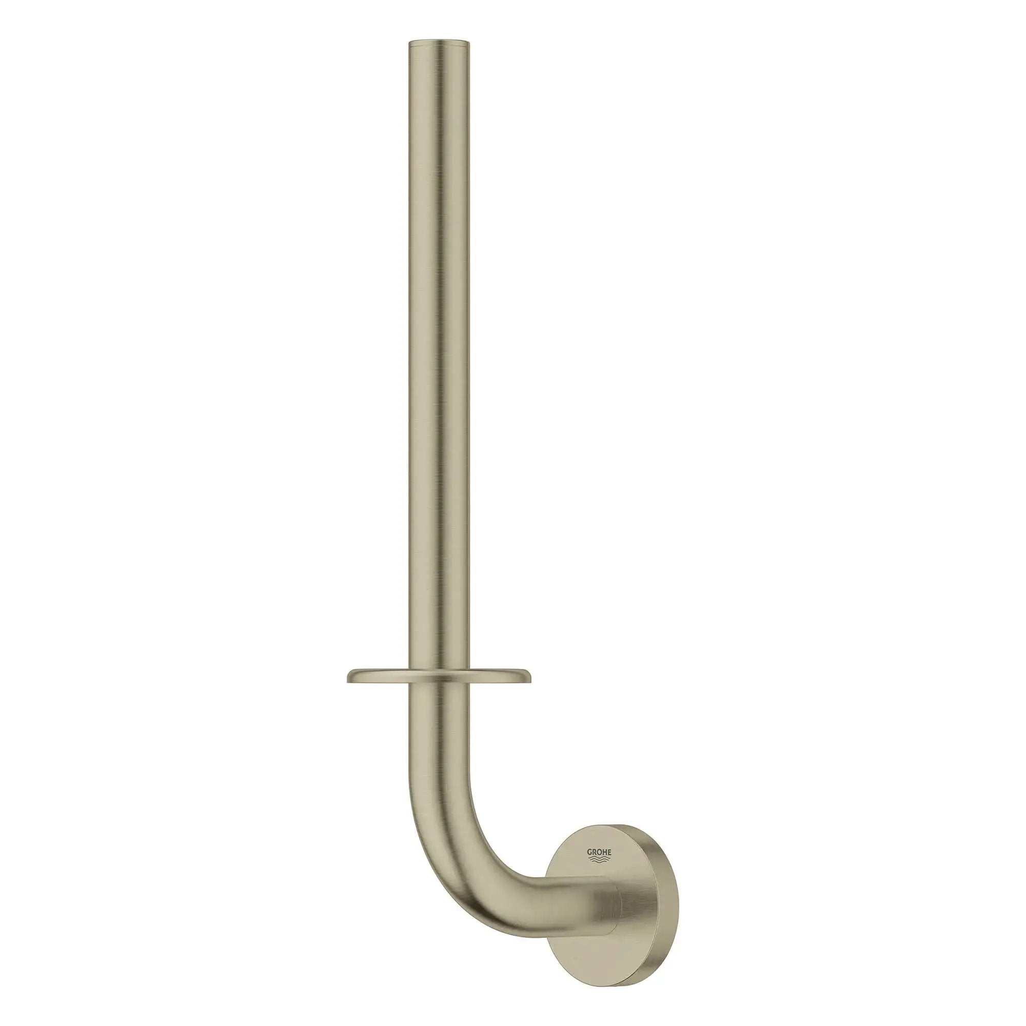 brushed nickel toilet paper holder