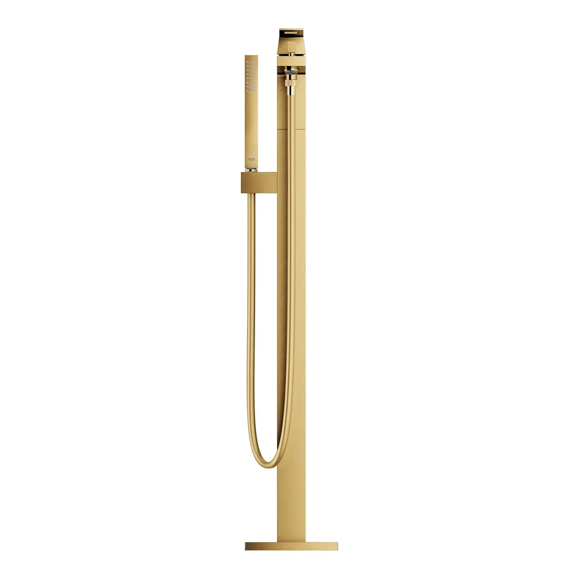 brushed cool sunrise tub faucet