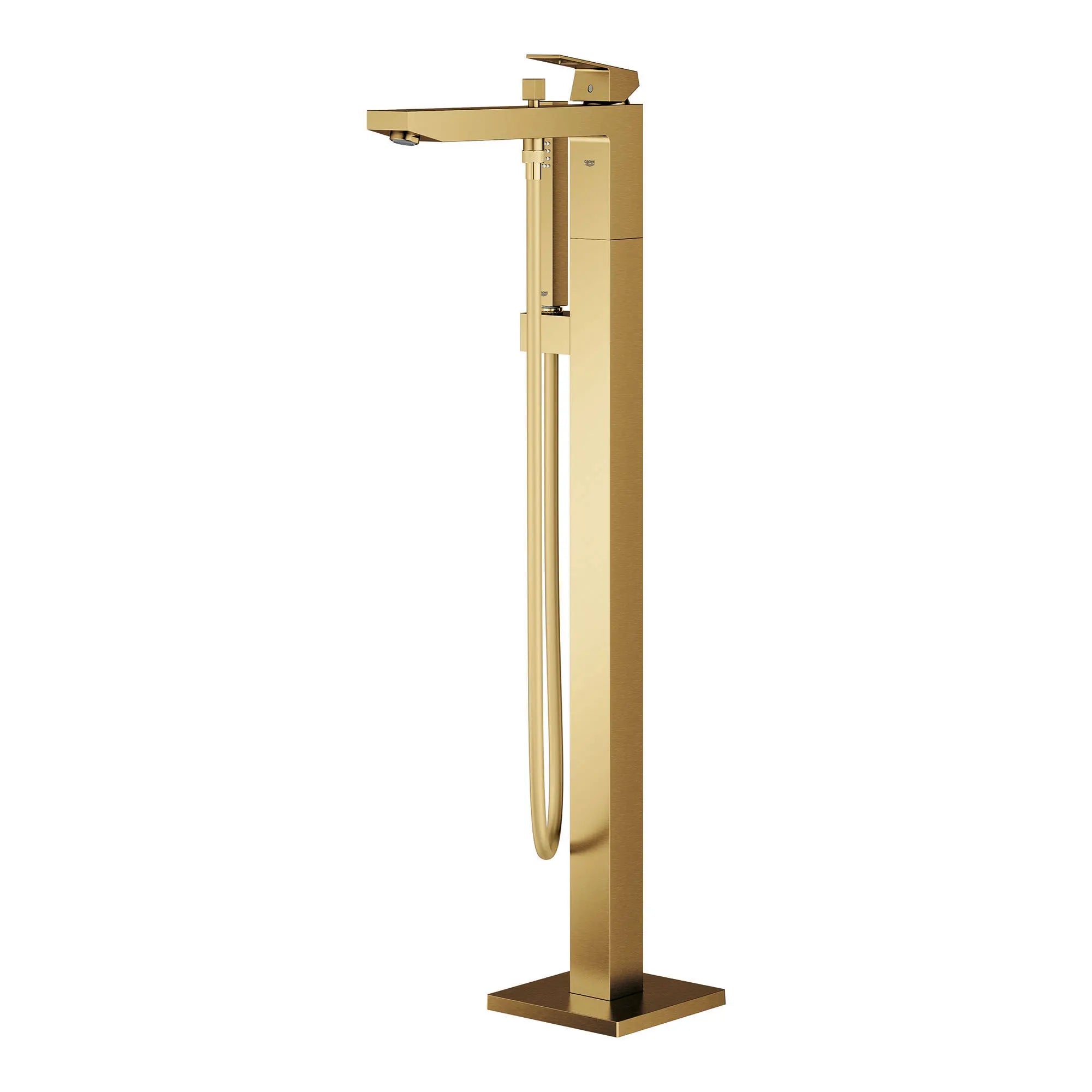 brushed cool sunrise tub faucet