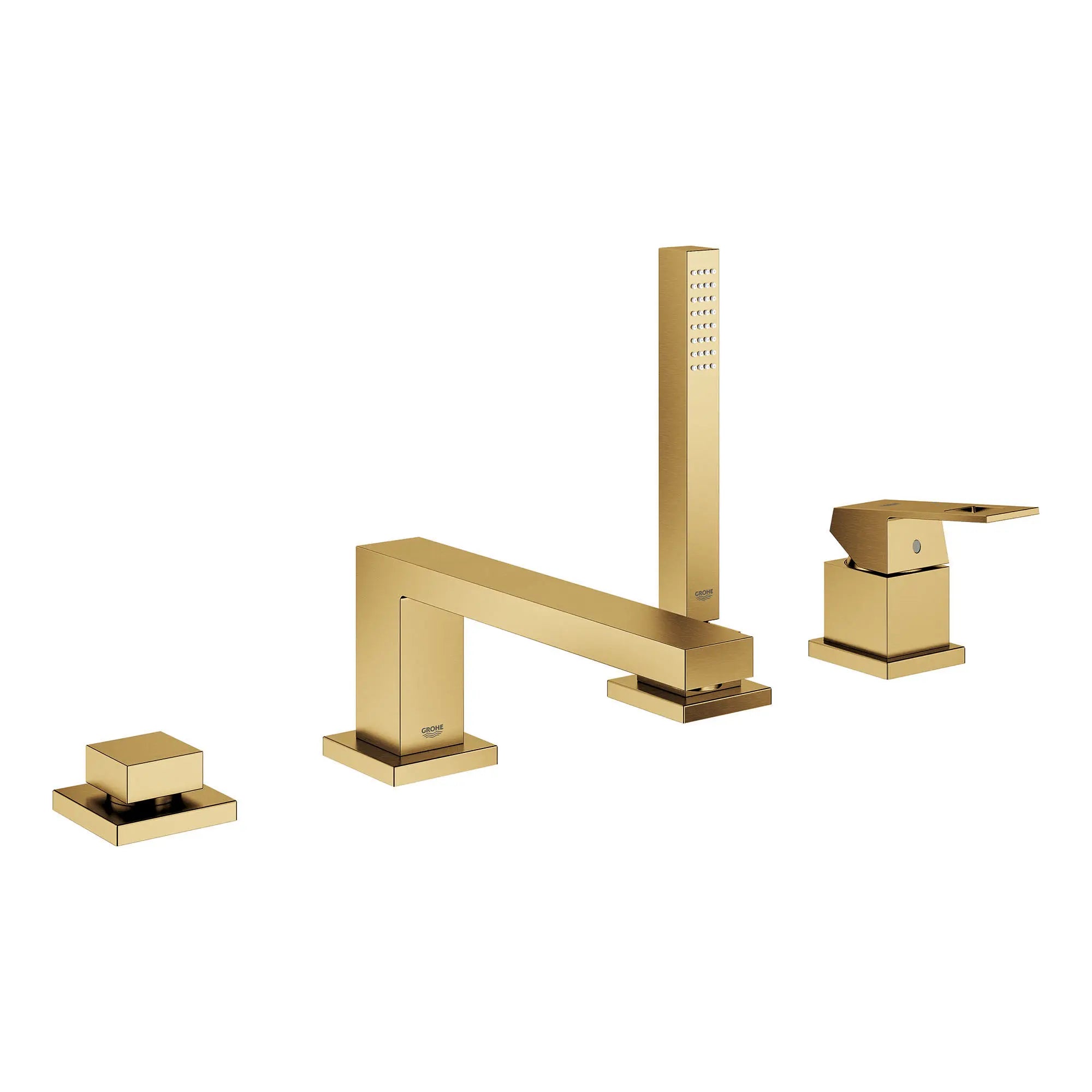 brushed cool sunrise tub faucet
