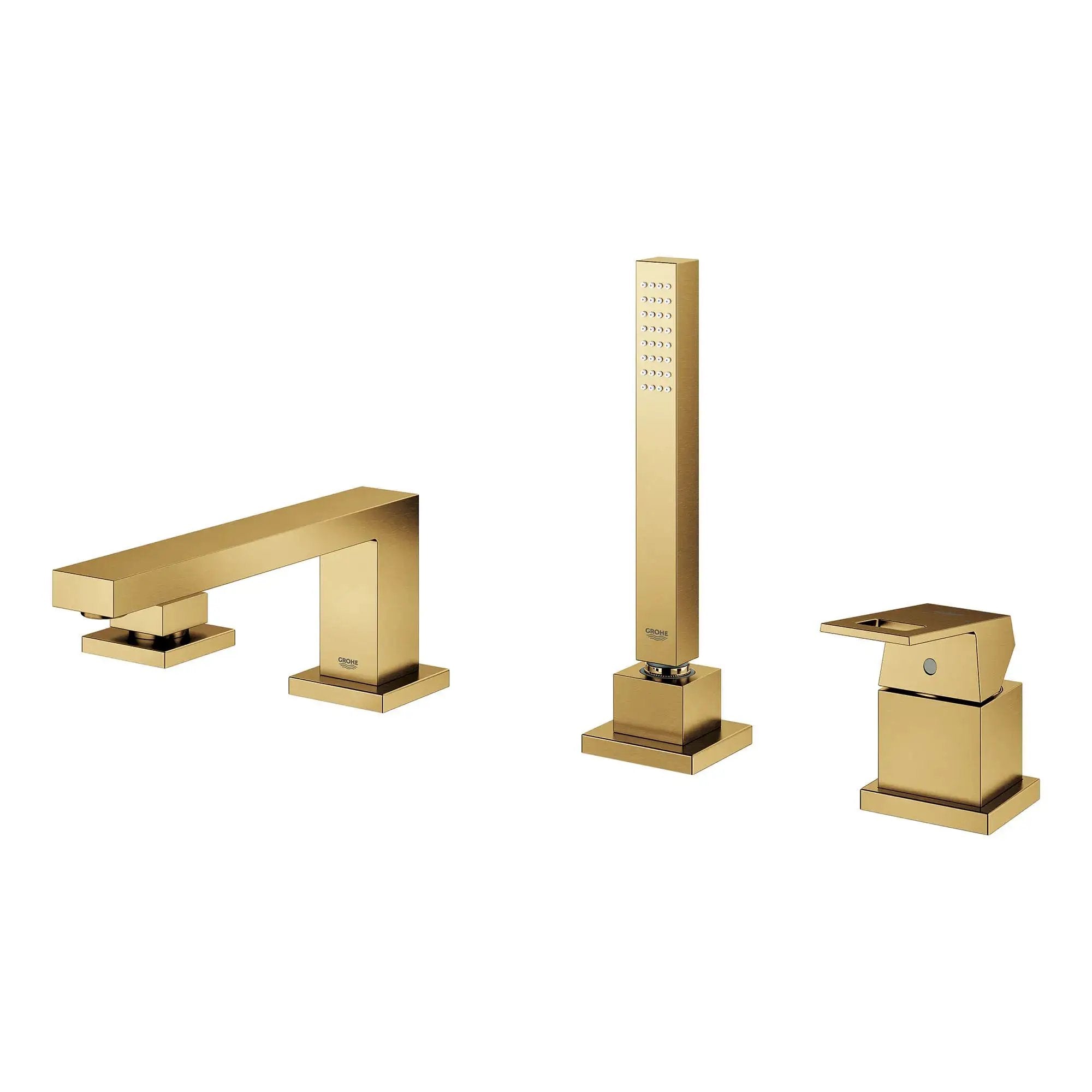 brushed cool sunrise tub faucet