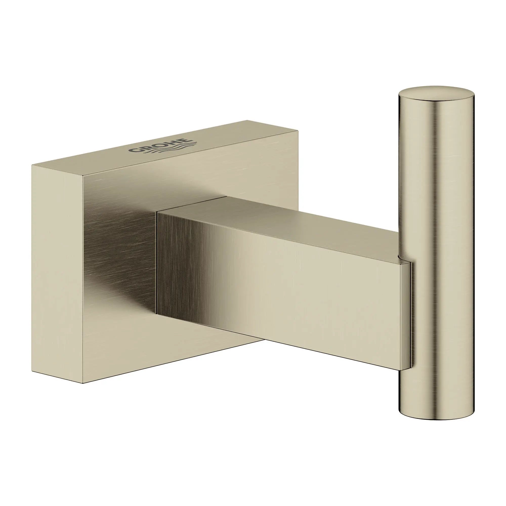 brushed nickel robe hook