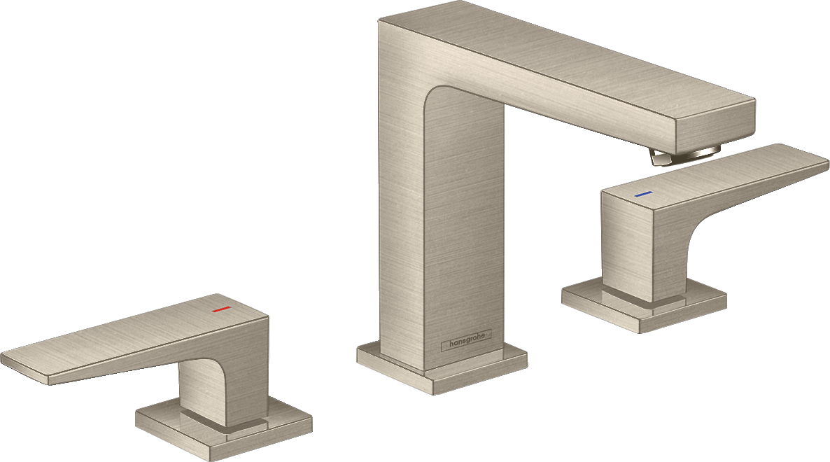 Hansgrohe Metropol Widespread Faucet with Lever Handles and Pop-Up Drain, 0.5 GPM by Hansgrohe