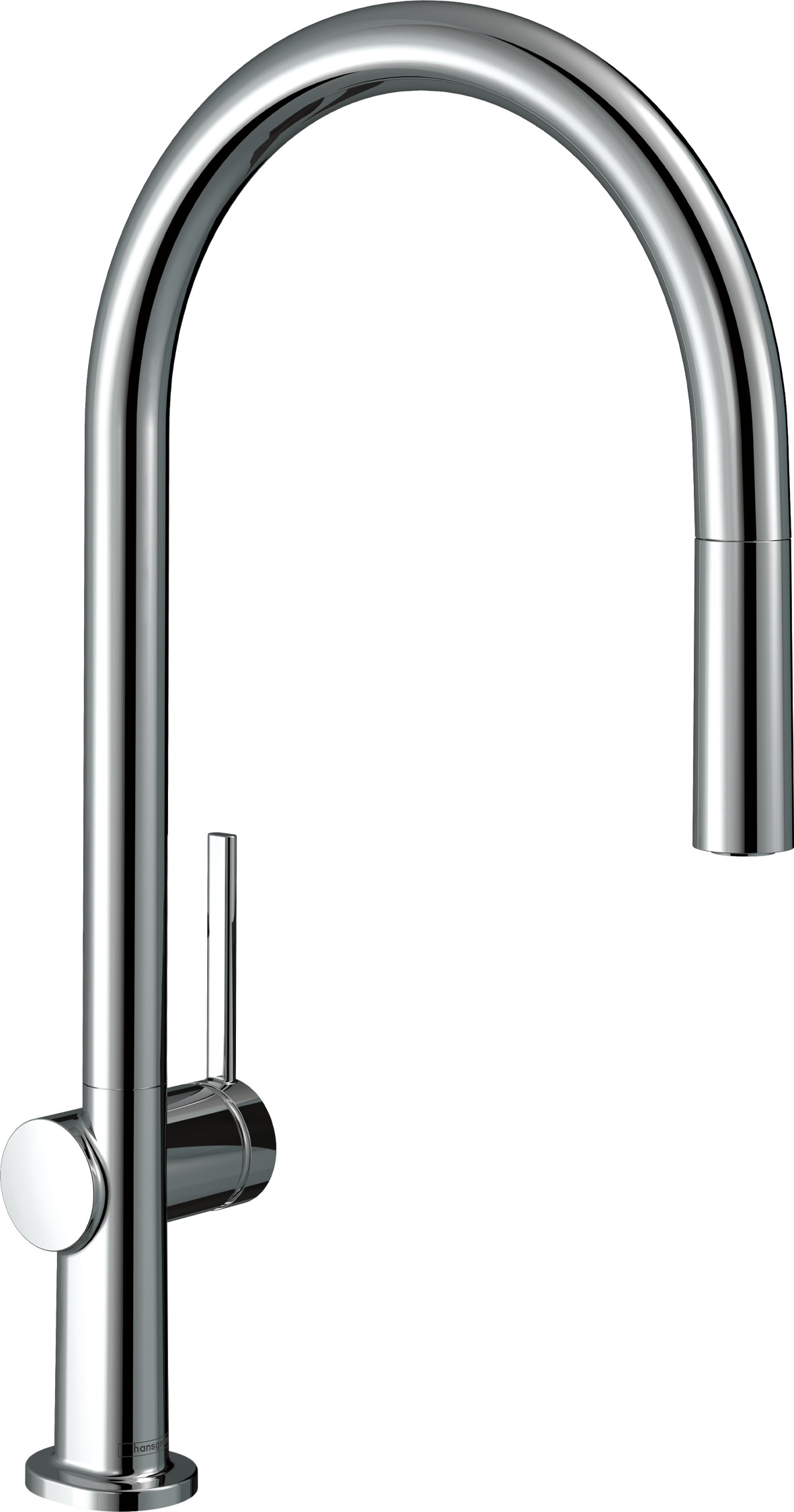 chrome kitchen faucet