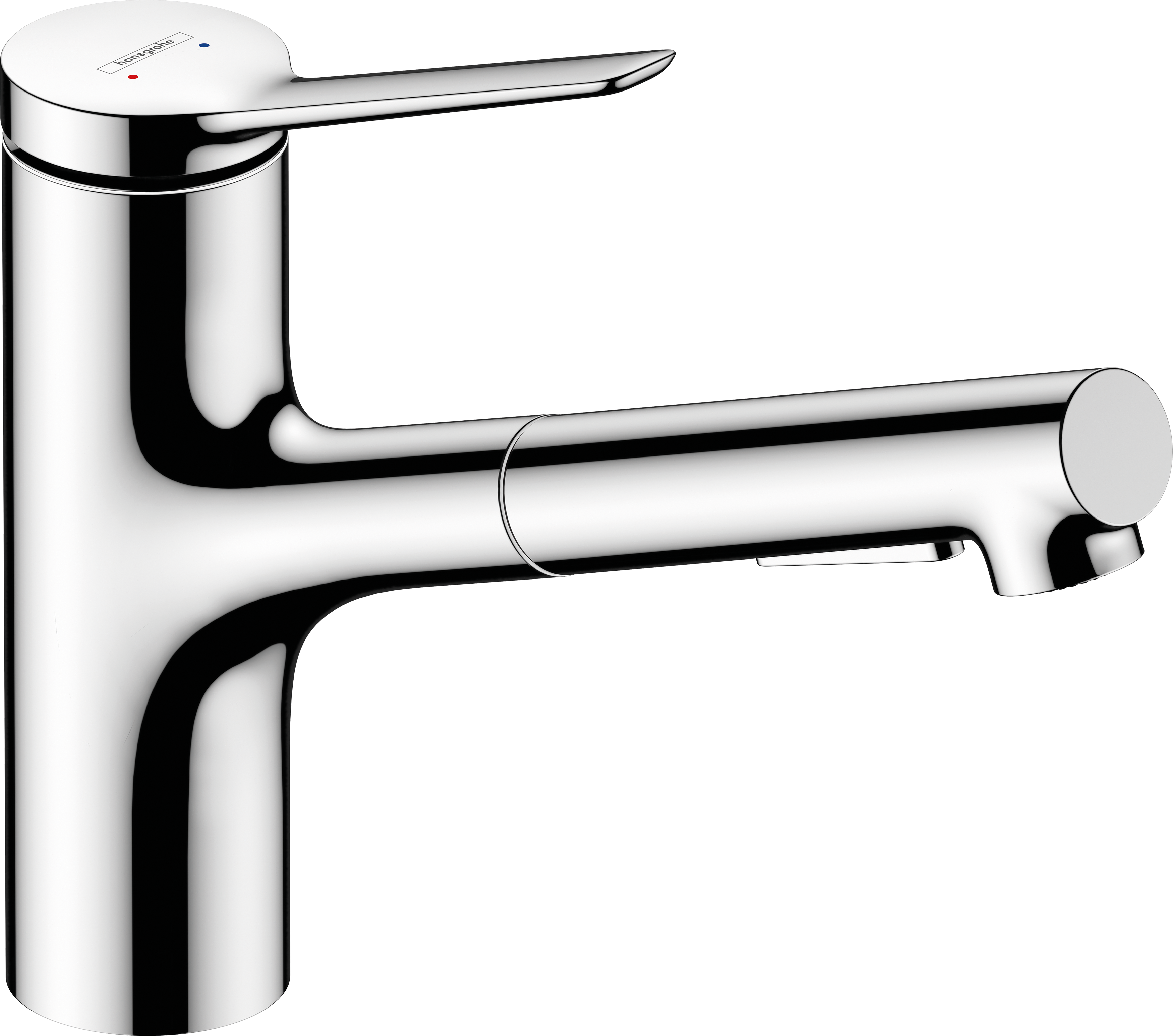 chrome kitchen faucet