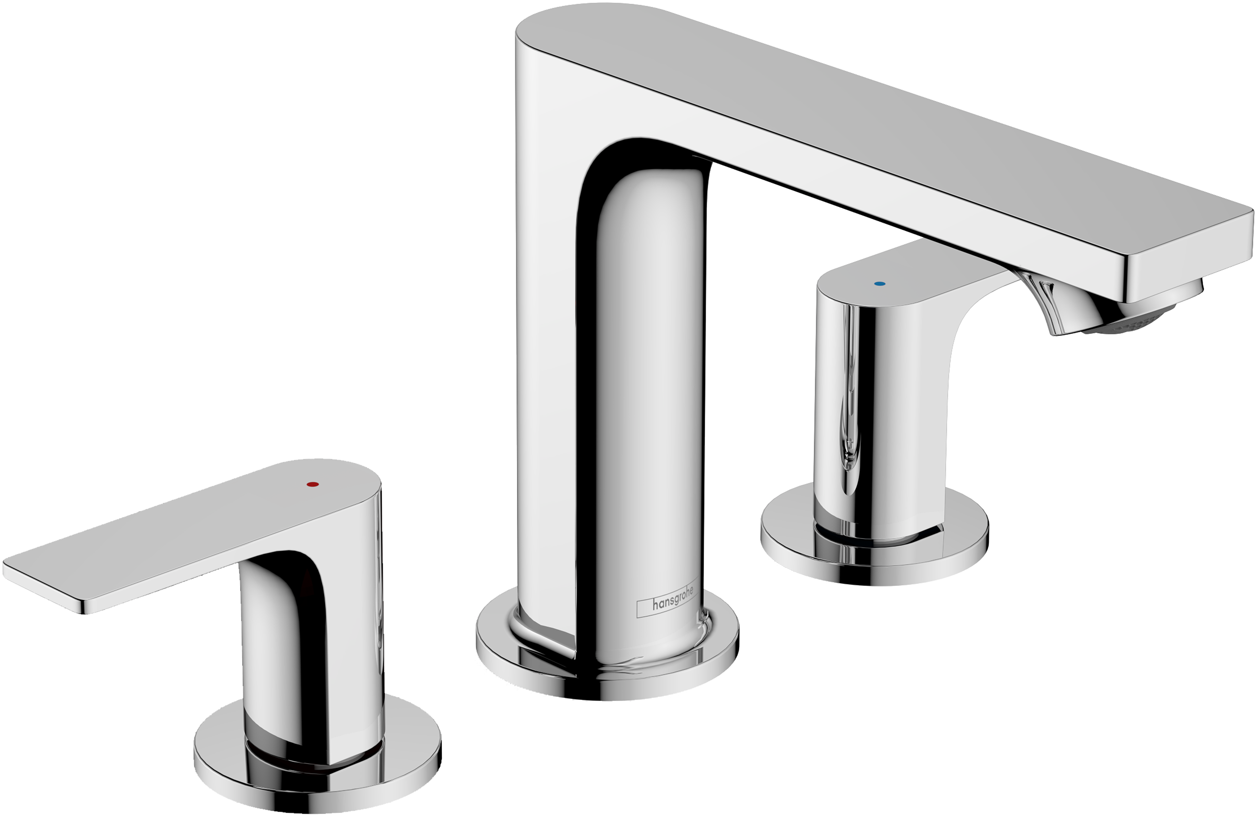 chrome bathroom faucet