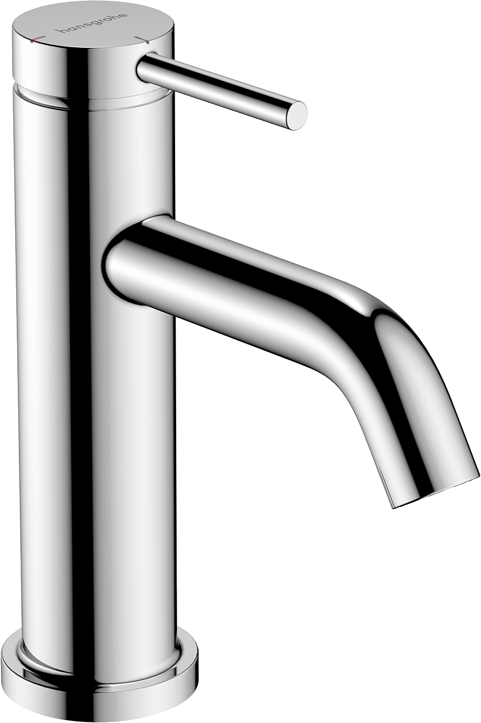 chrome bathroom faucet