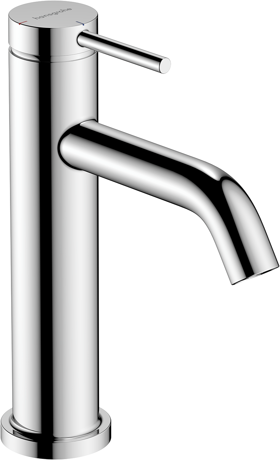 chrome bathroom faucet