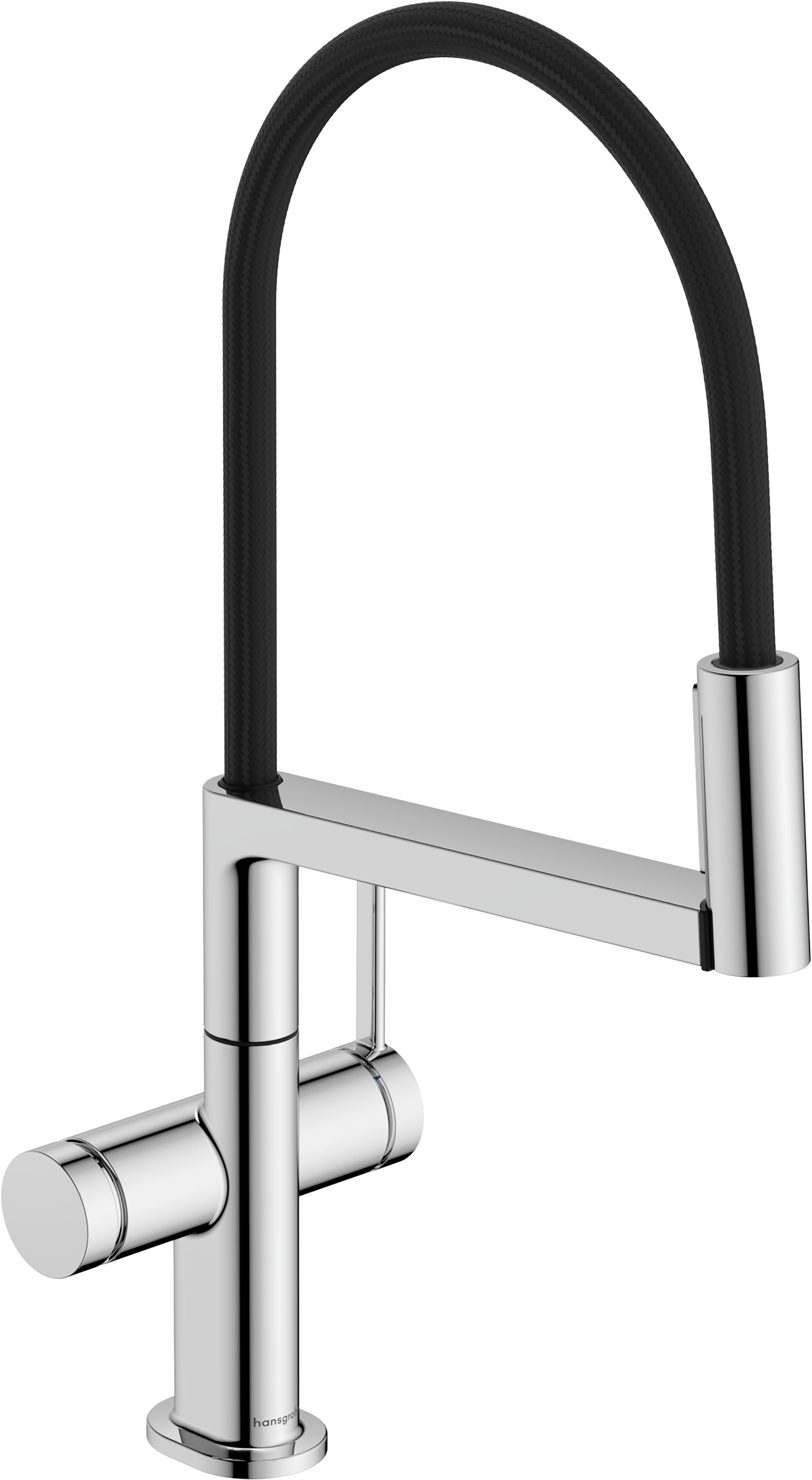 chrome kitchen faucet