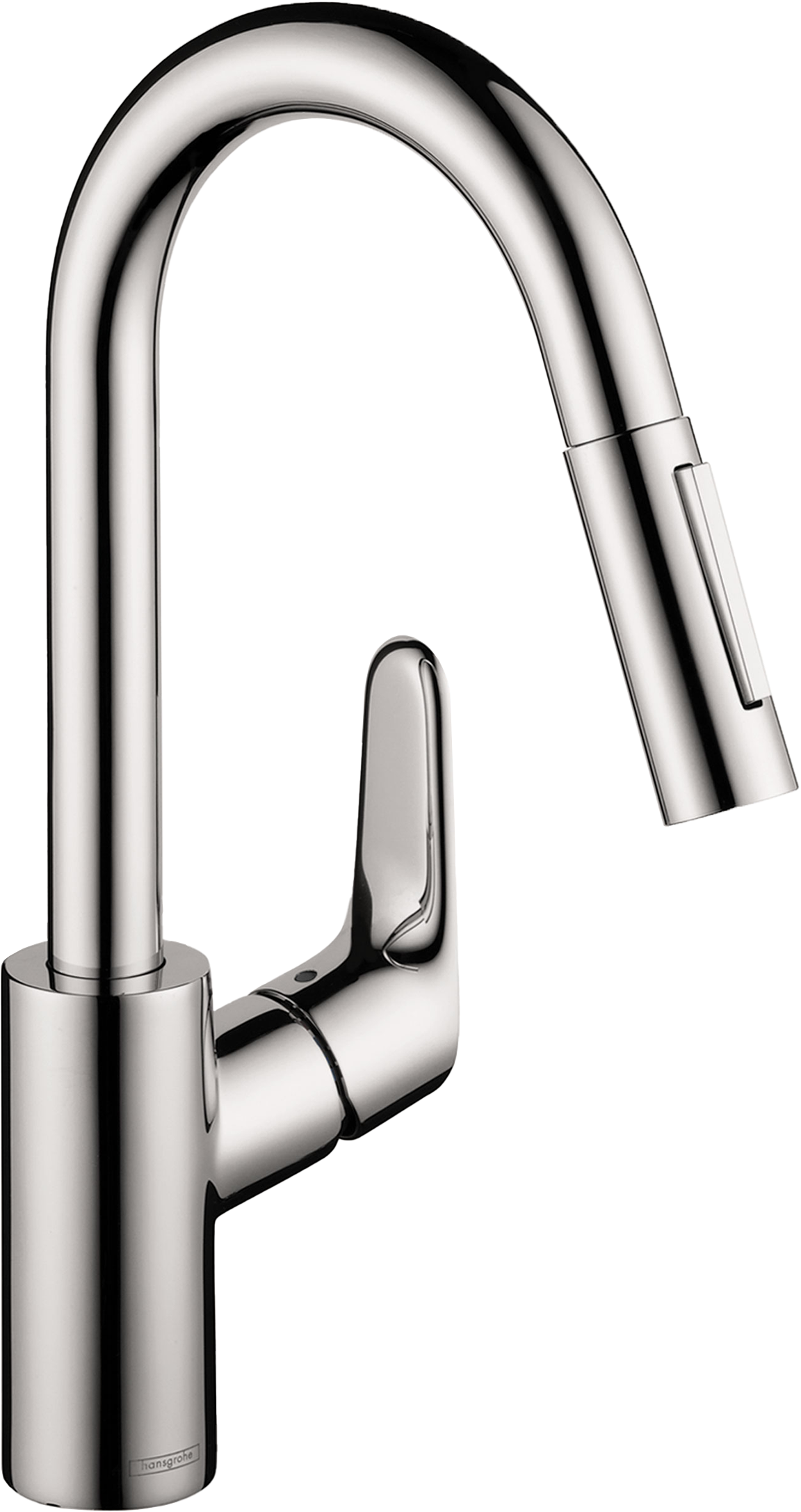 chrome kitchen faucet