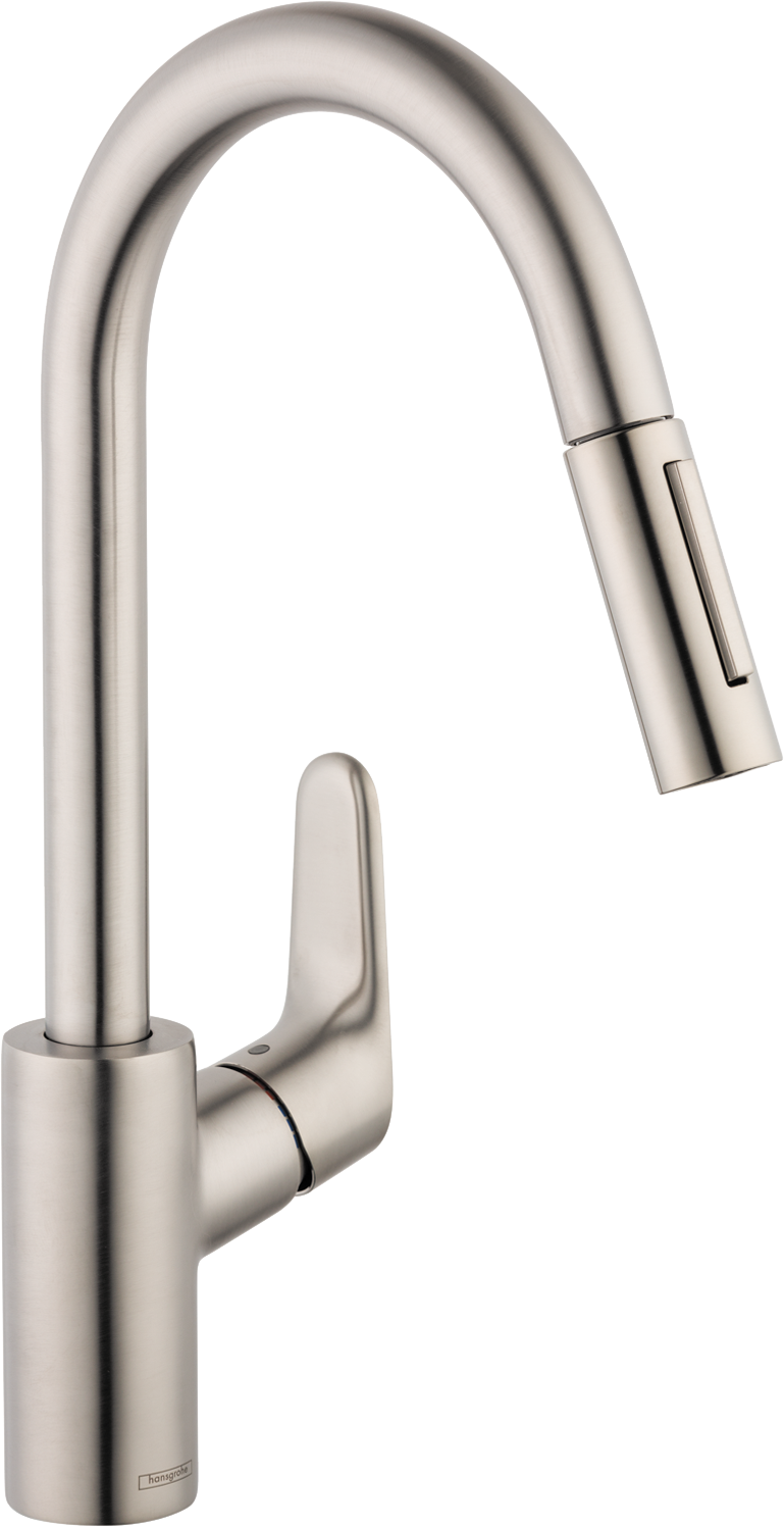 Hansgrohe Focus Higharc 2-Spray Pull-Down Kitchen Faucet, 1.5 GPM by Hansgrohe