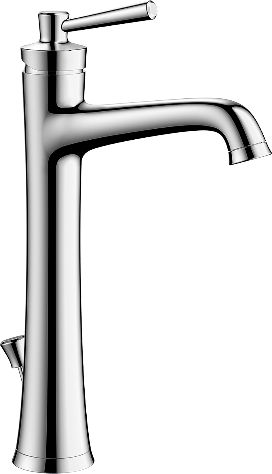 chrome bathroom faucet