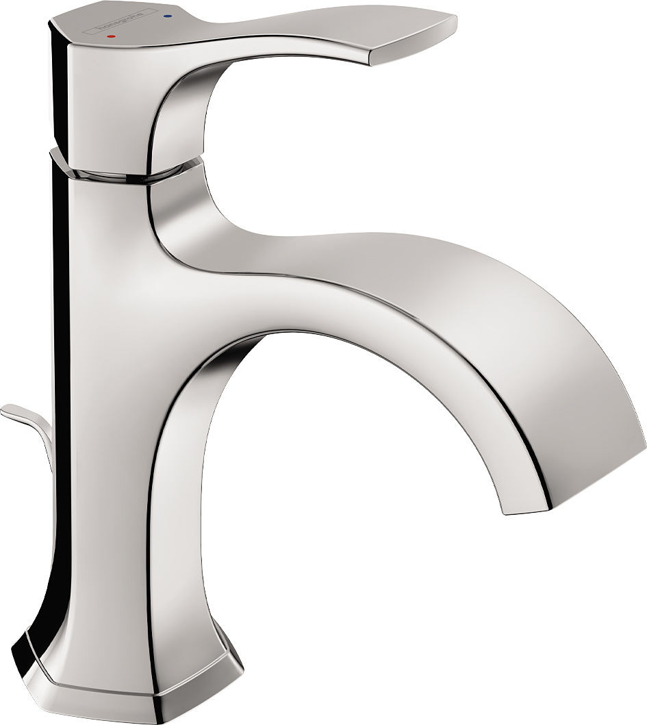 chrome bathroom faucet