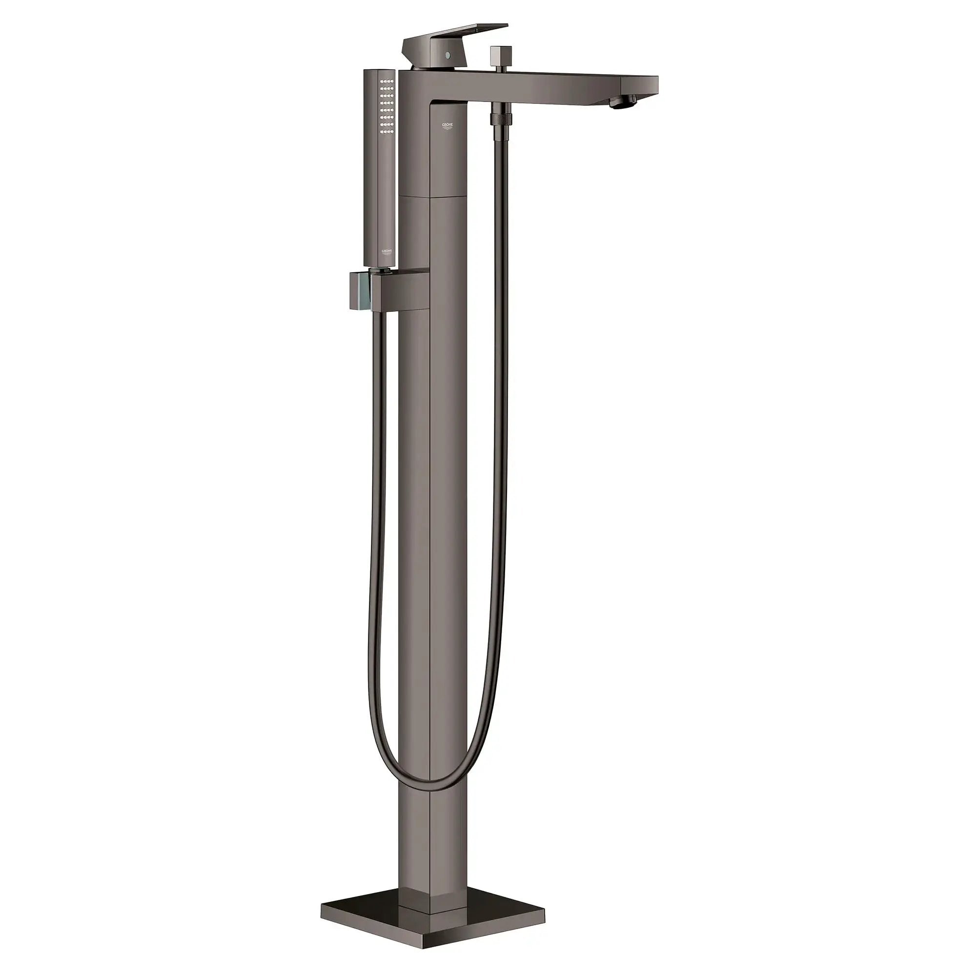 Grohe Eurocube Single-Handle Freestanding Tub Faucet with 1.75 GPM (6.6 L/min) Hand Shower by Grohe