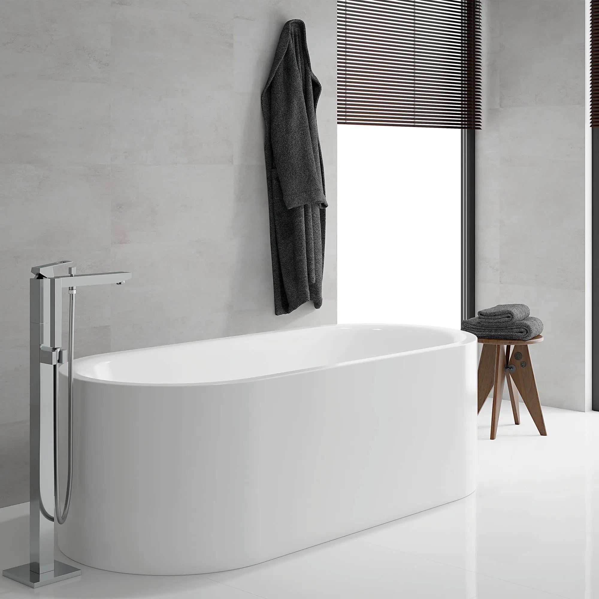 chrome tub faucet