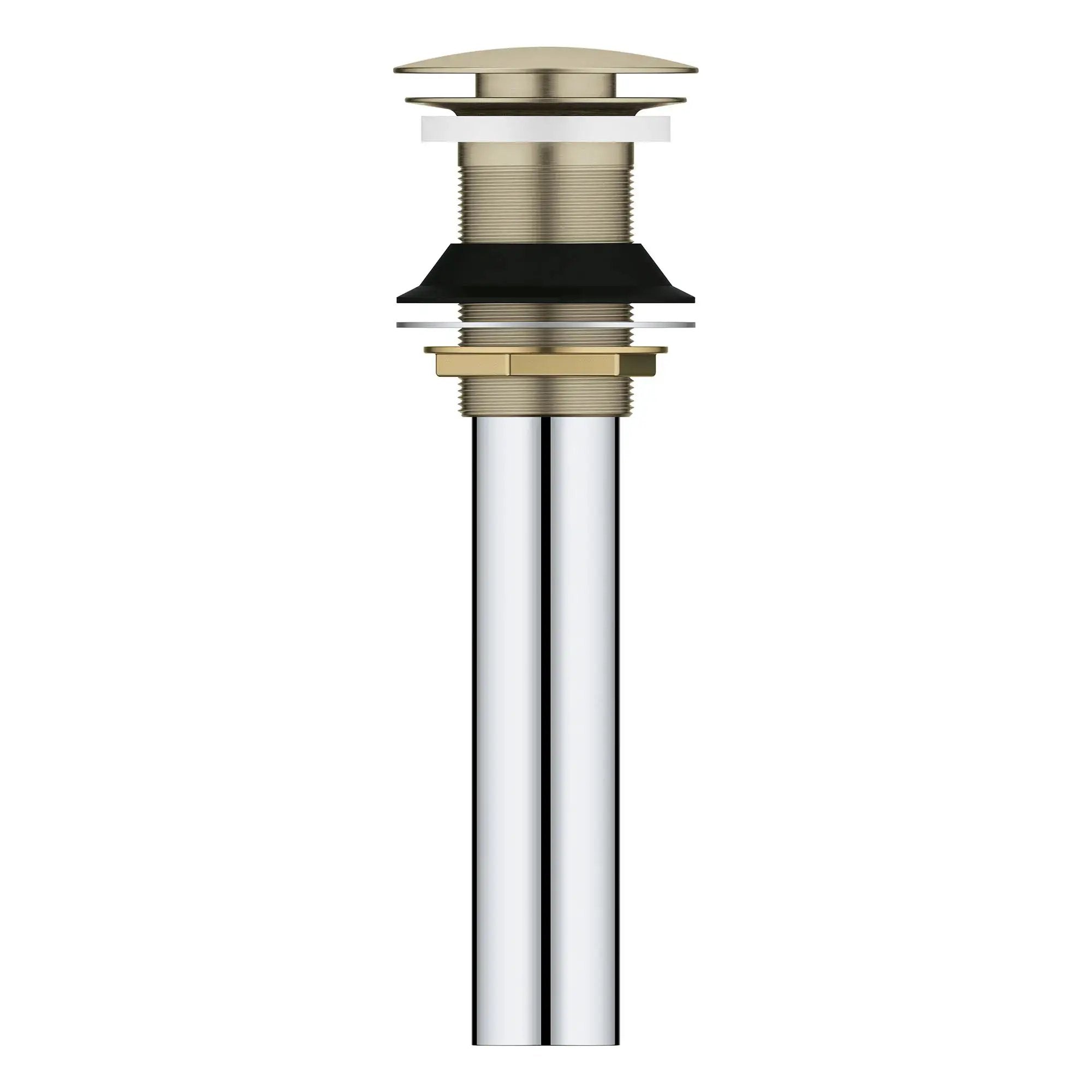 brushed nickel drain