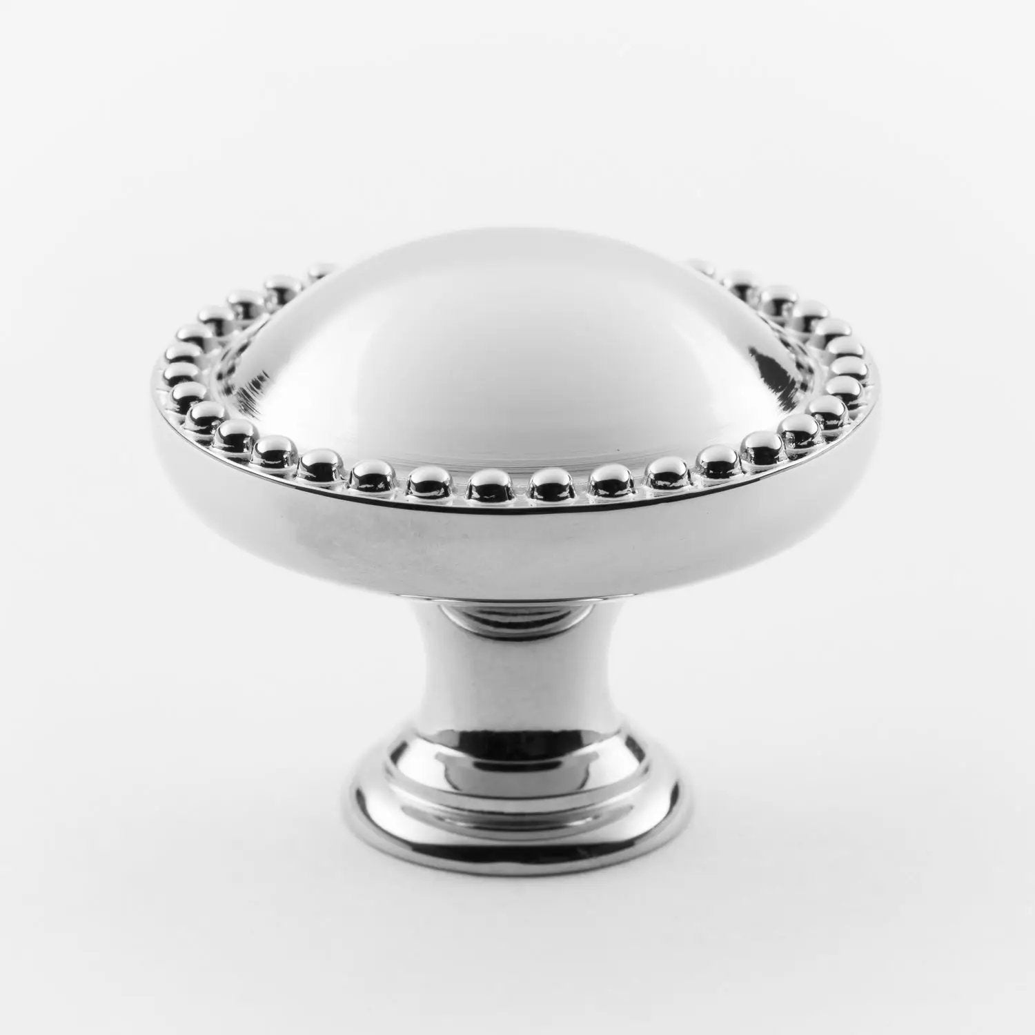 polished chrome knob