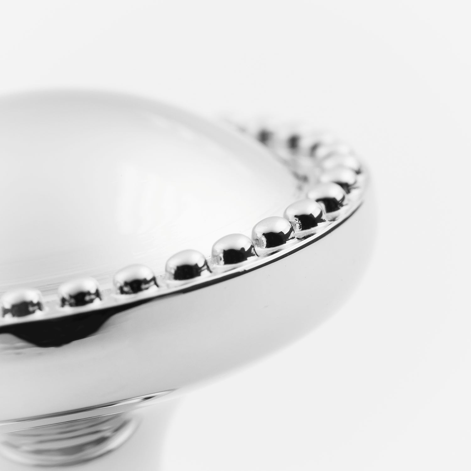 polished chrome knob