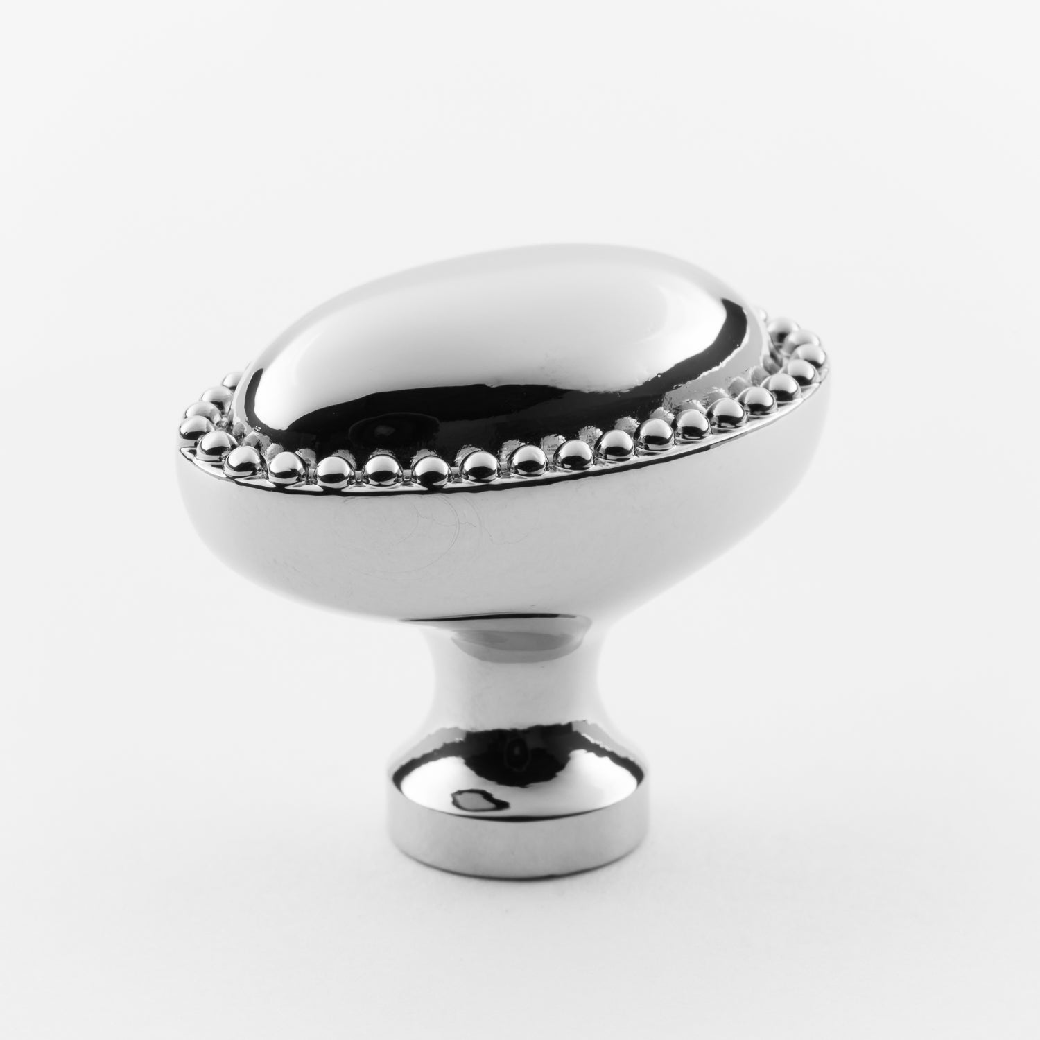 polished chrome knob