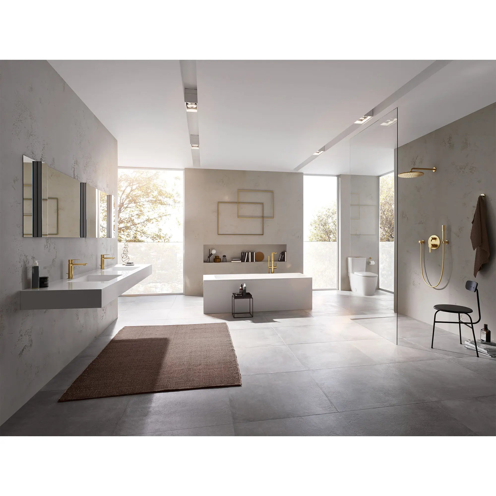 brushed cool sunrise toilet paper holder