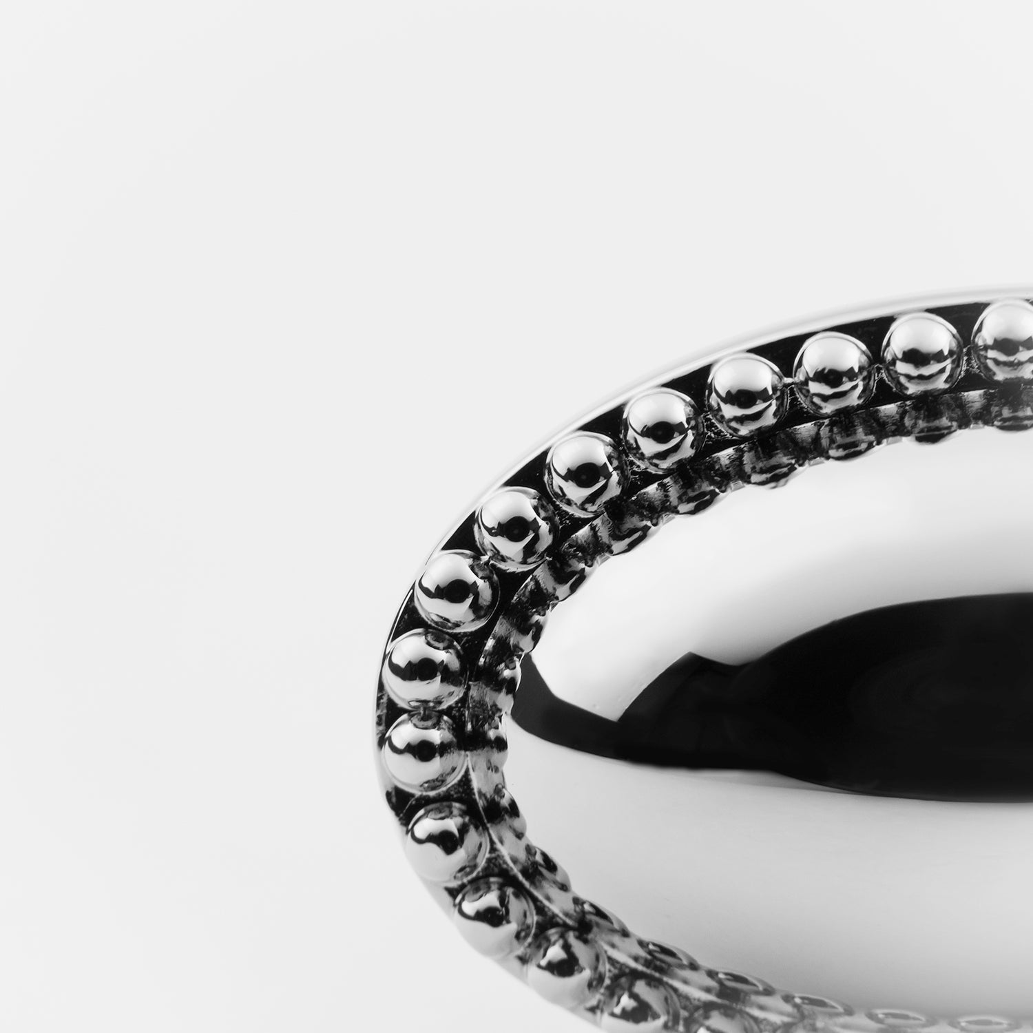 polished chrome knob