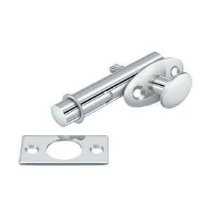 polished chrome mortise bolt