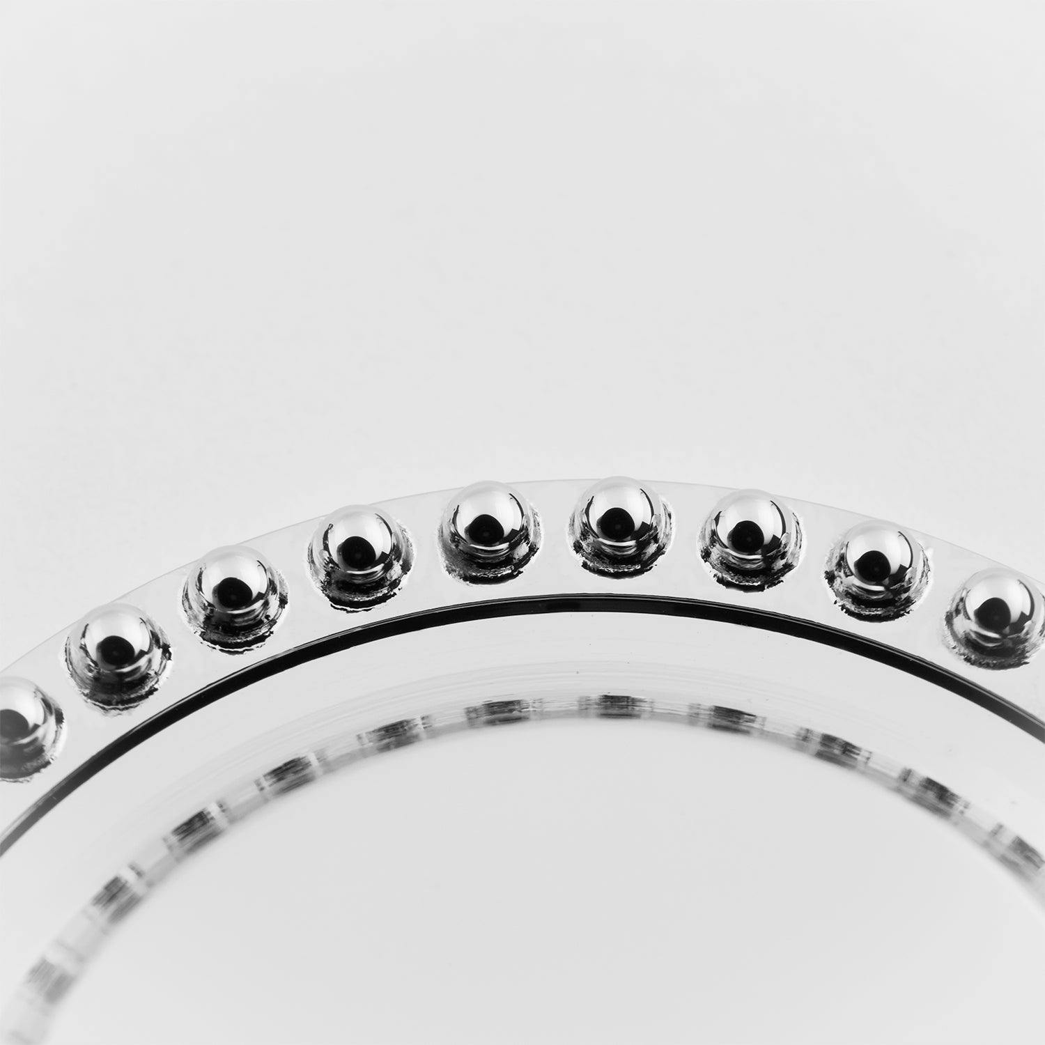 polished chrome backplate