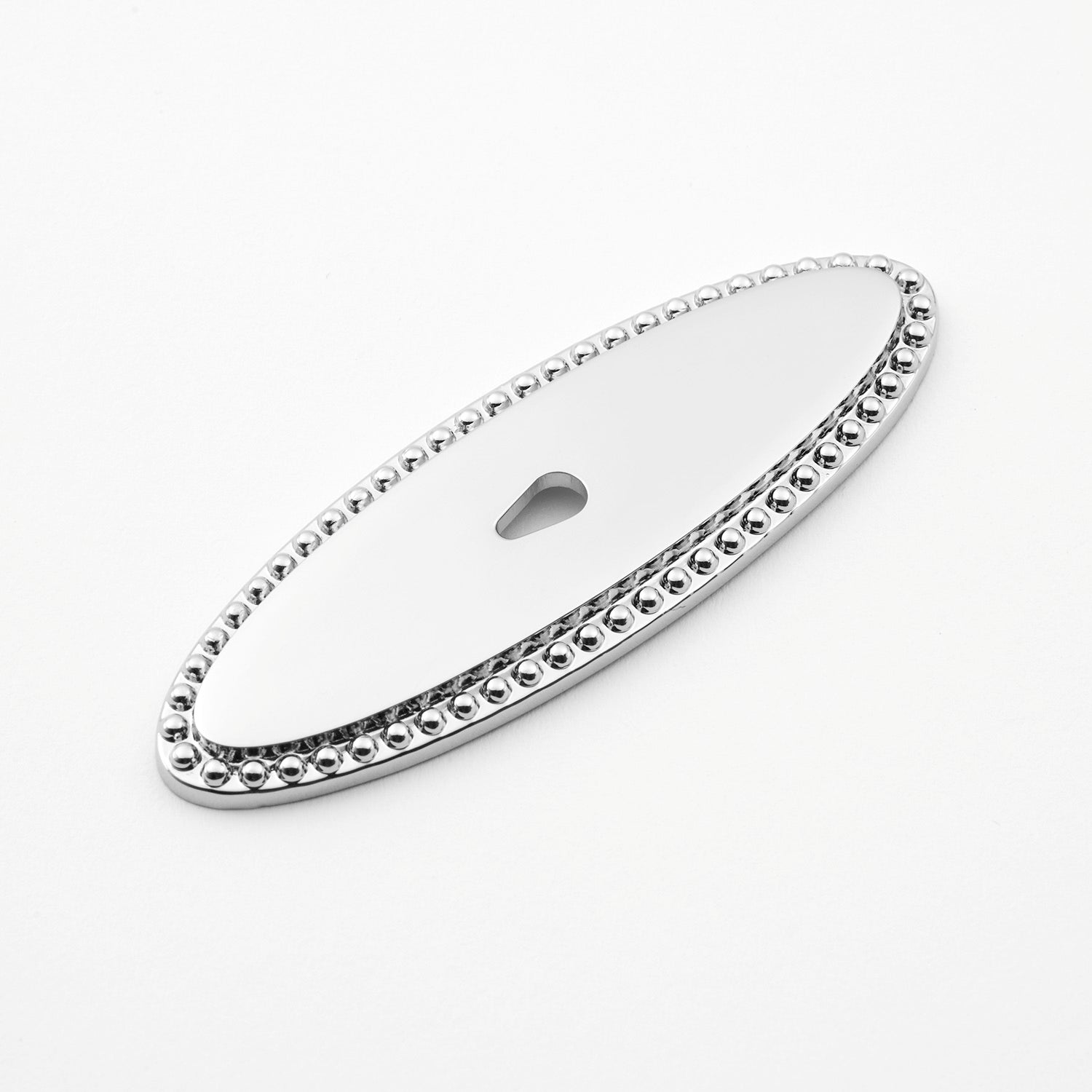 polished chrome backplate