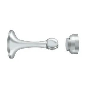 polished chrome door holder