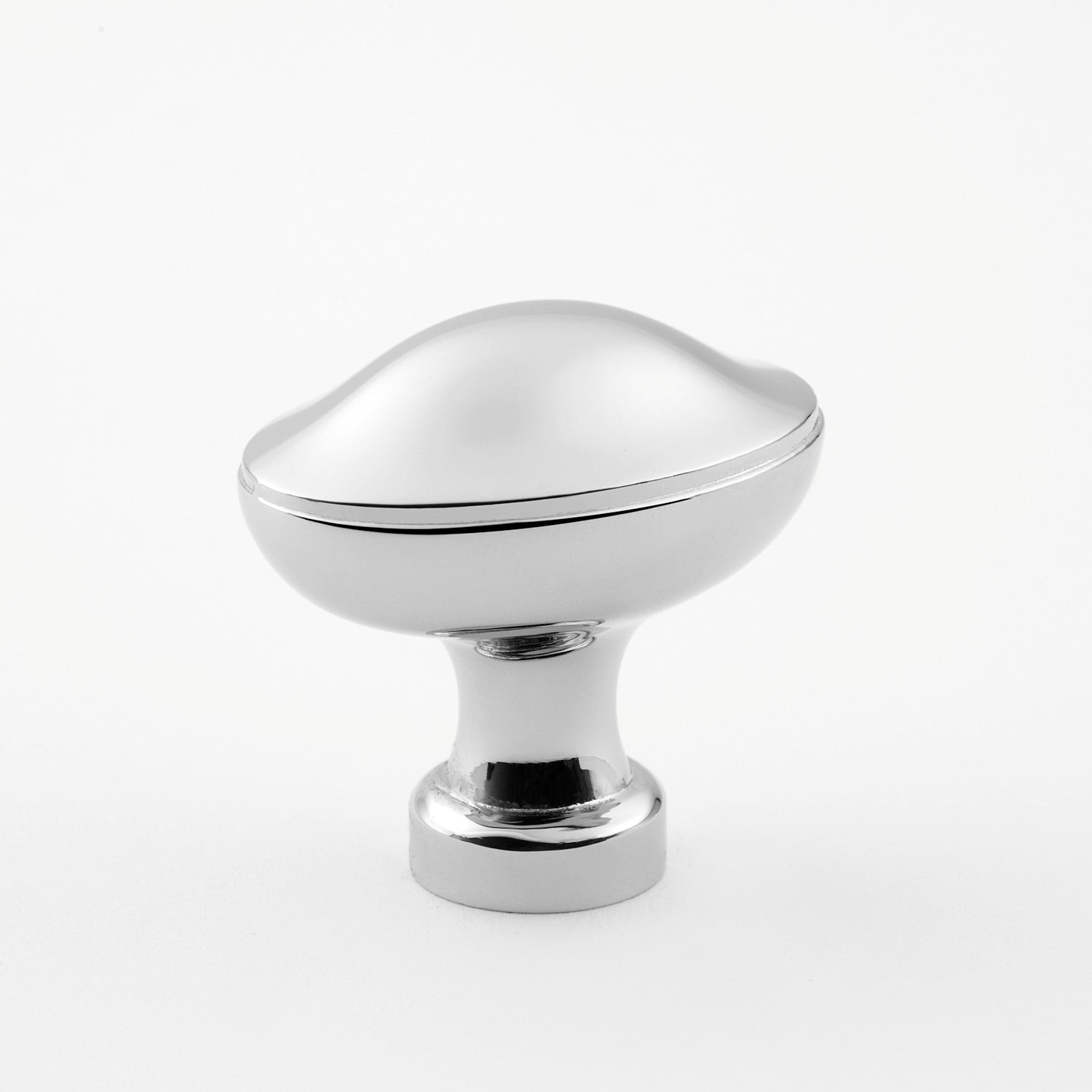polished chrome knob