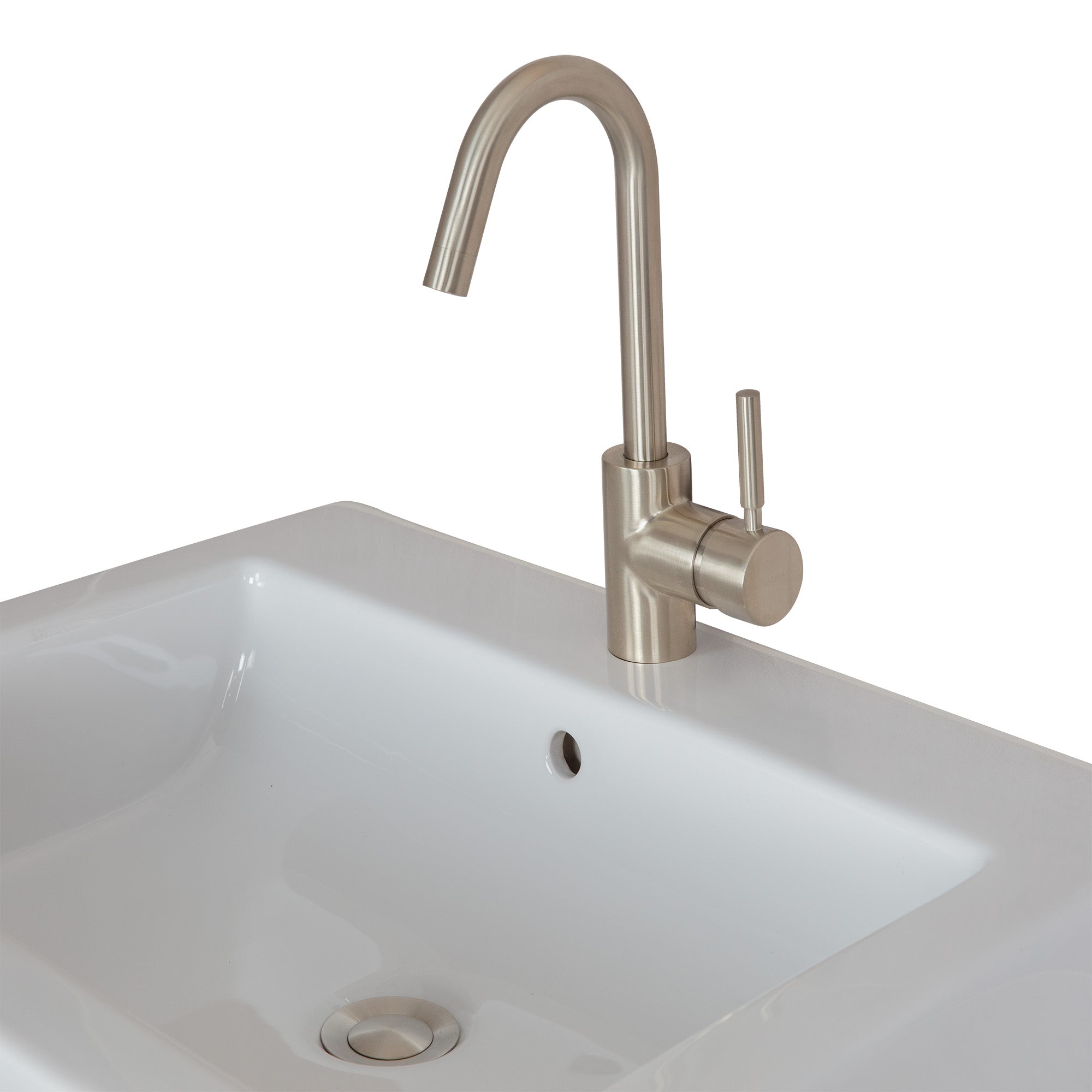 brushed nickel faucet