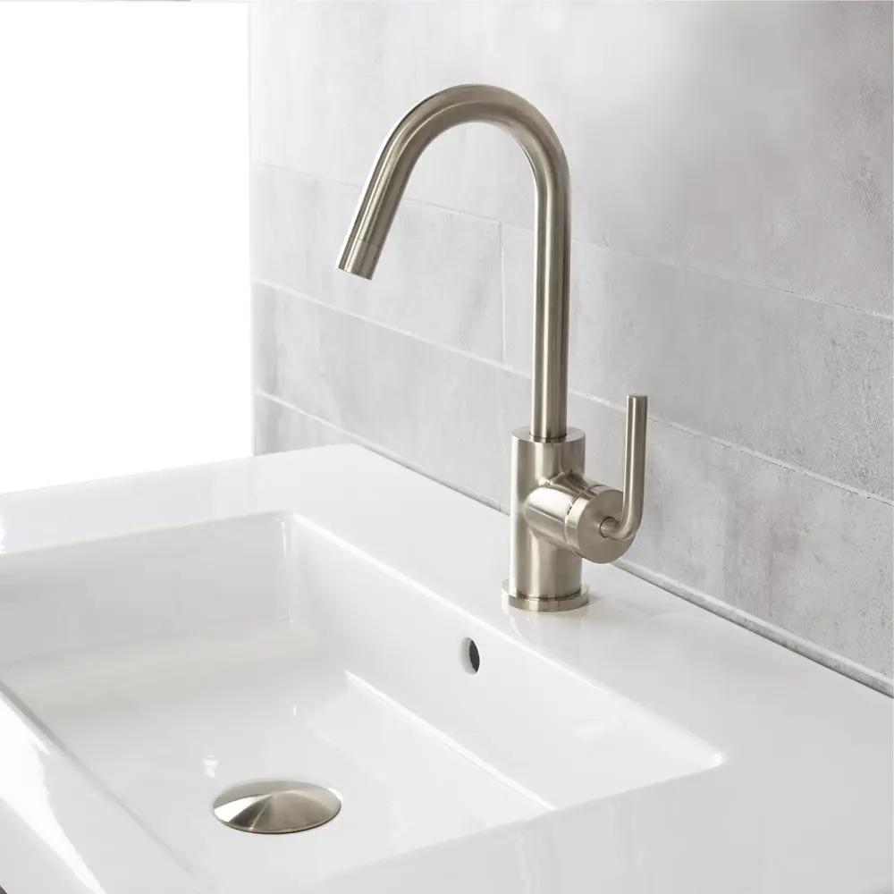 brushed nickel faucet
