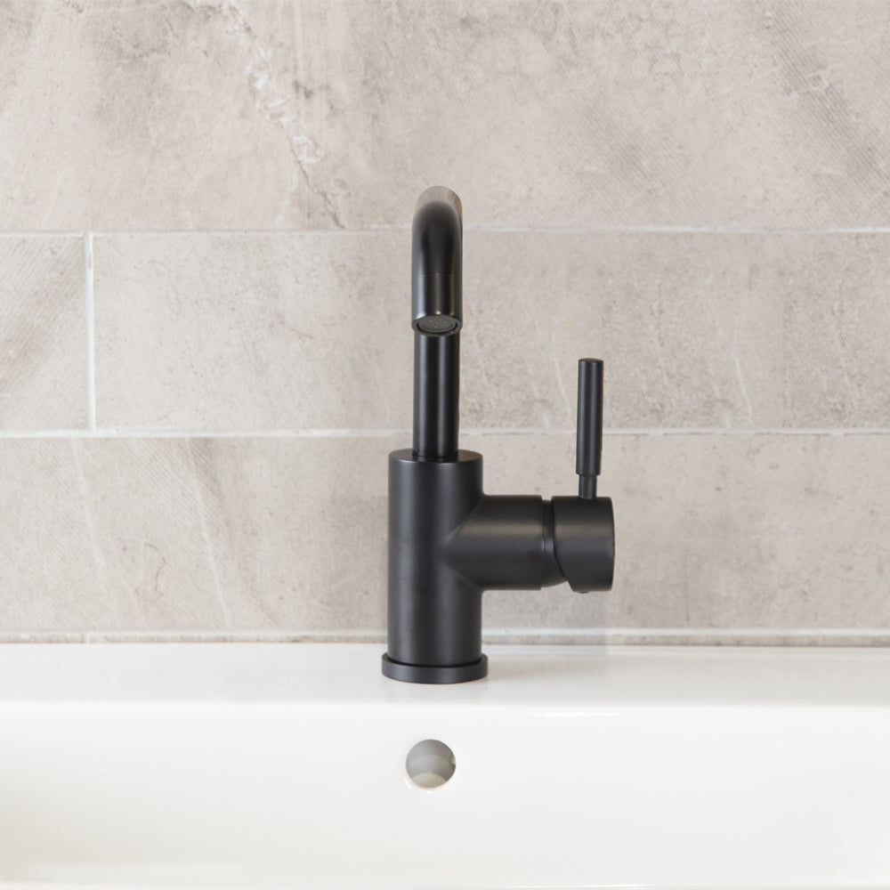 matte black faucet