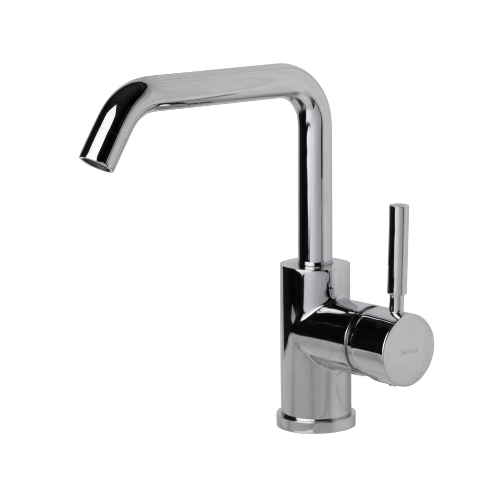 polished chrome faucet