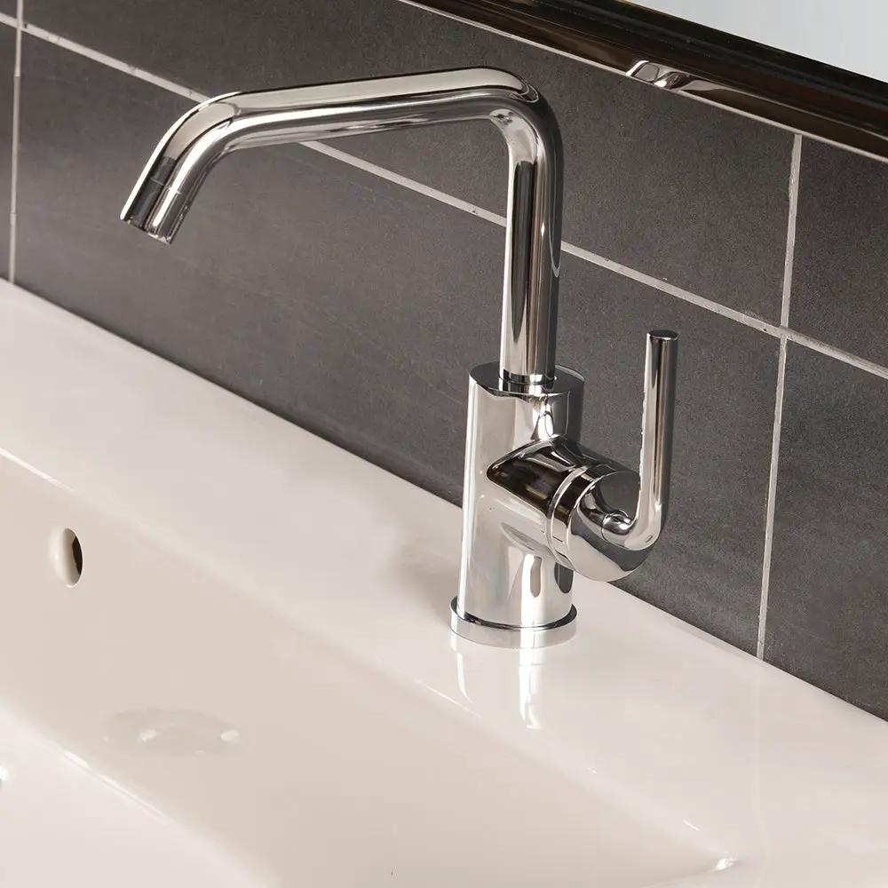polished chrome faucet