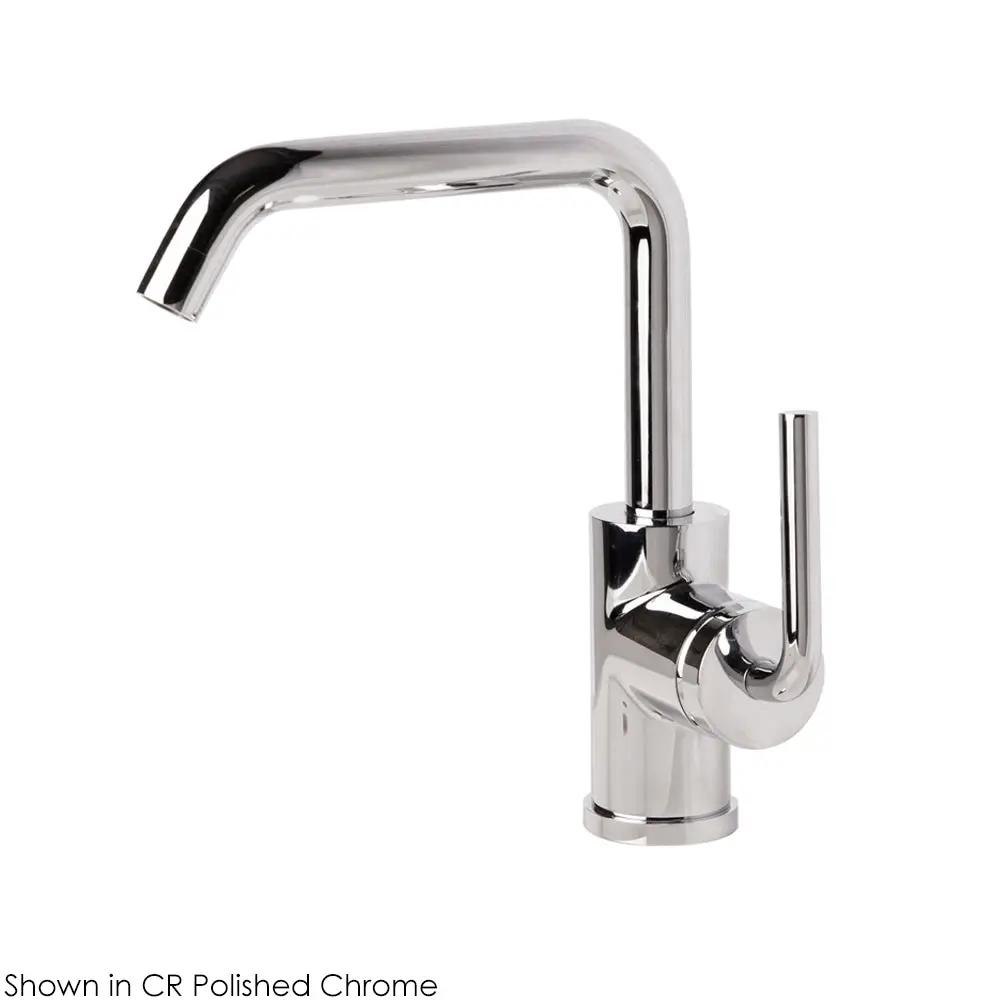 polished chrome faucet