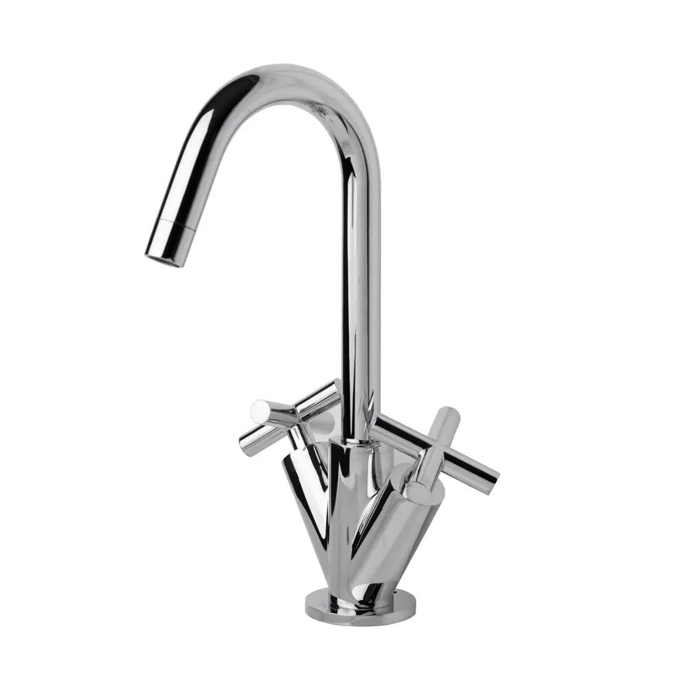 polished chrome faucet