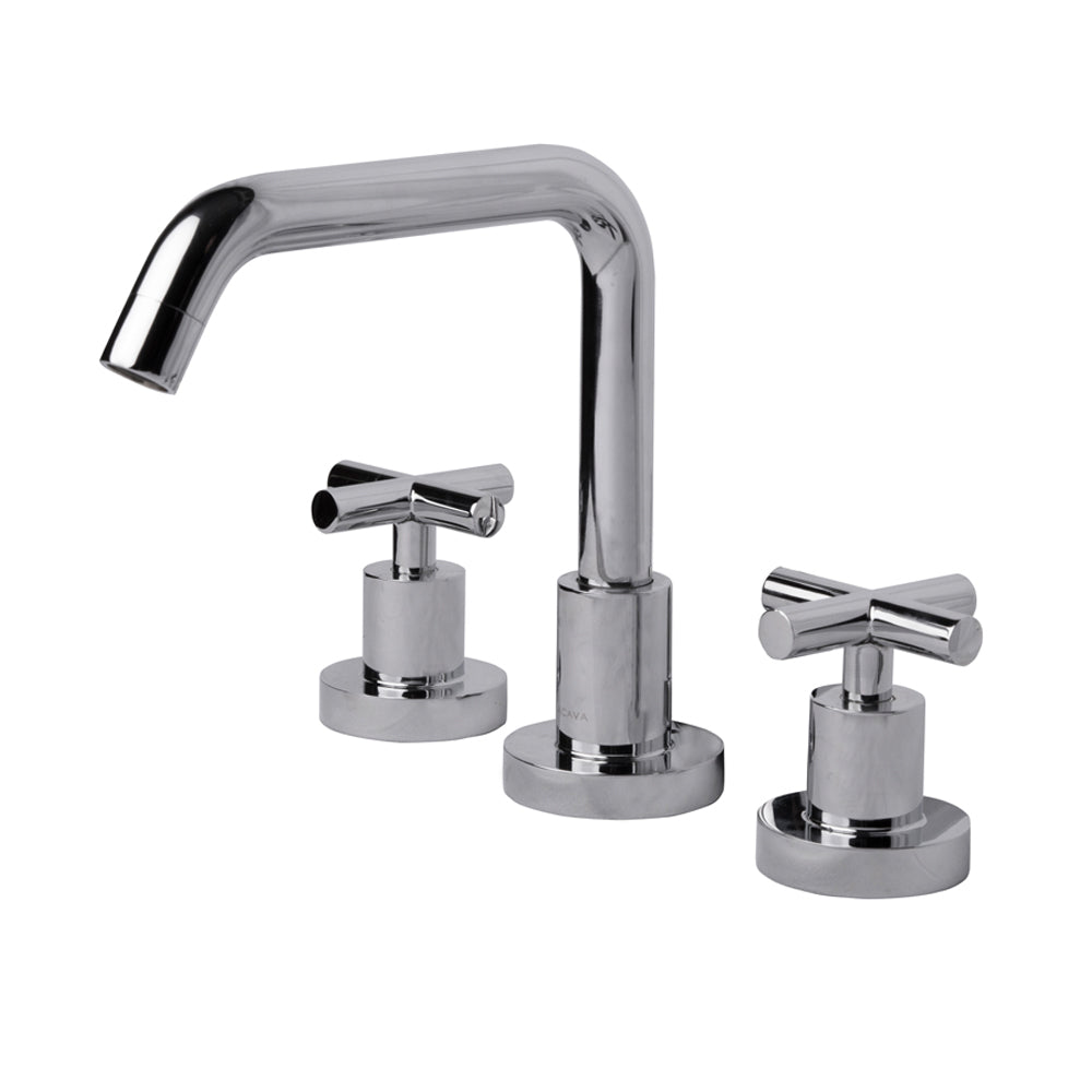 polished chrome faucet