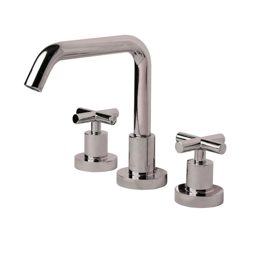 Lacava Cigno Deck-Mount Three-Hole Faucet by Lacava