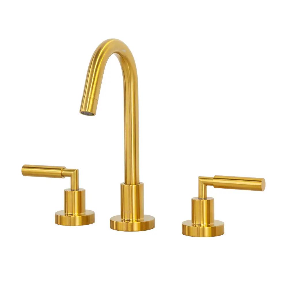 Lacava Cigno Deck-Mount Three-Hole Faucet by Lacava