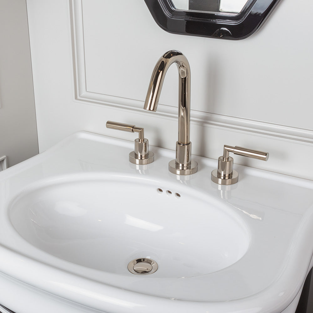 polished nickel faucet
