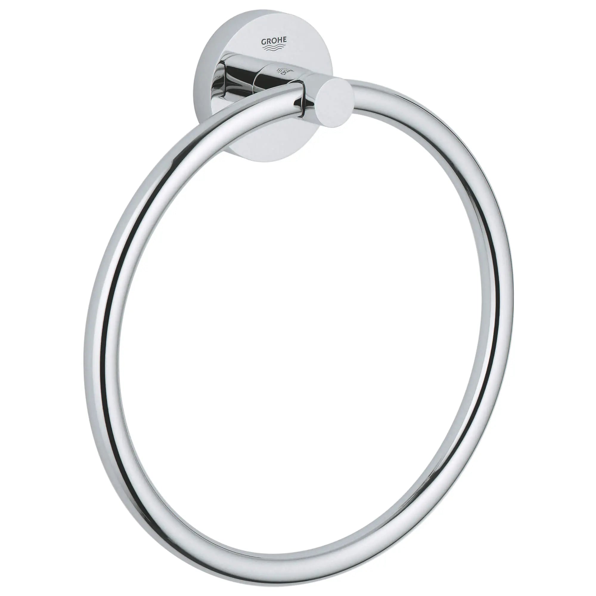 chrome towel ring