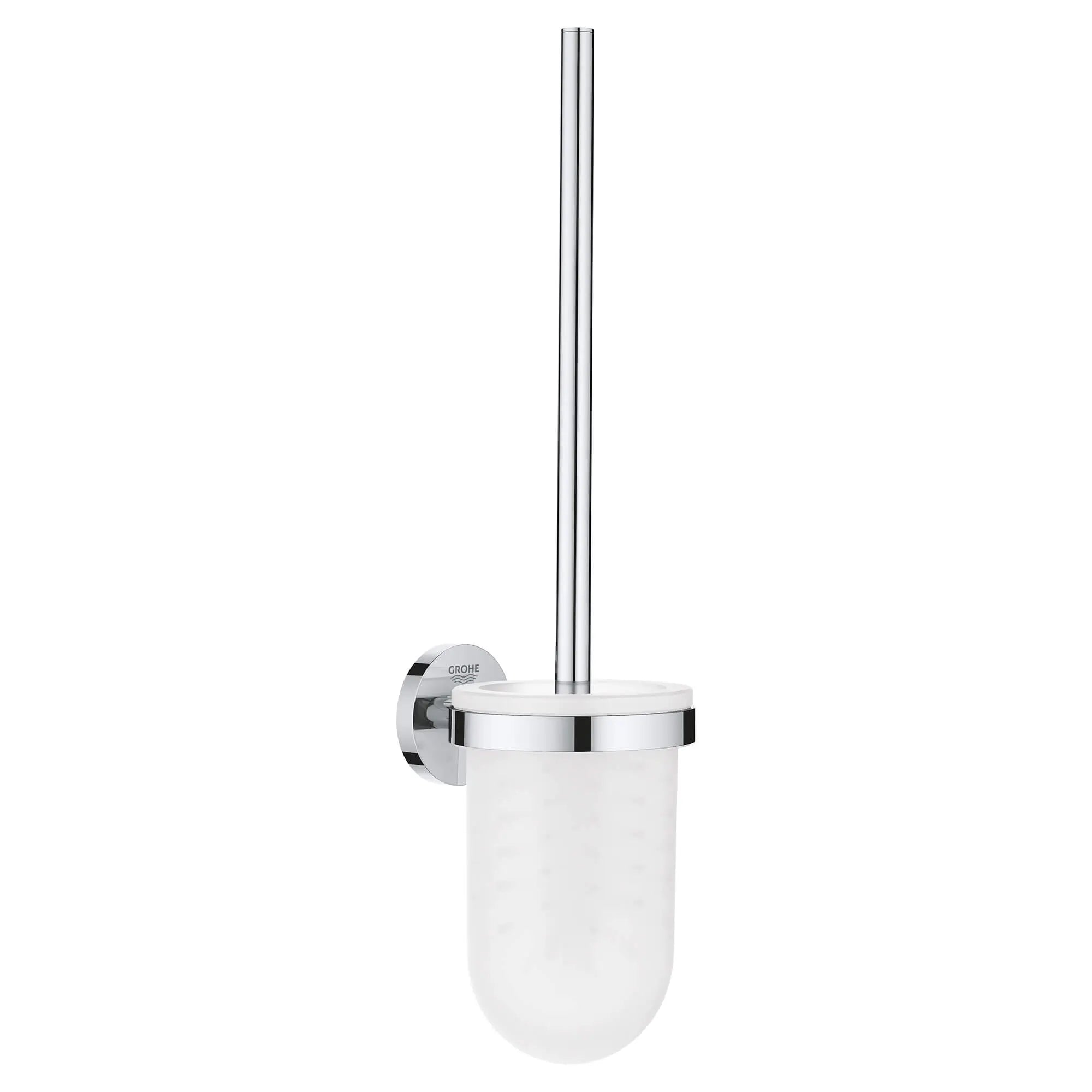 chrome toilet brush