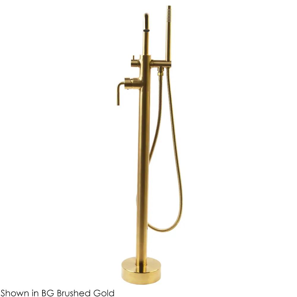 Lacava Cigno Floor-Standing Tub Filler 37 1/4"H by Lacava