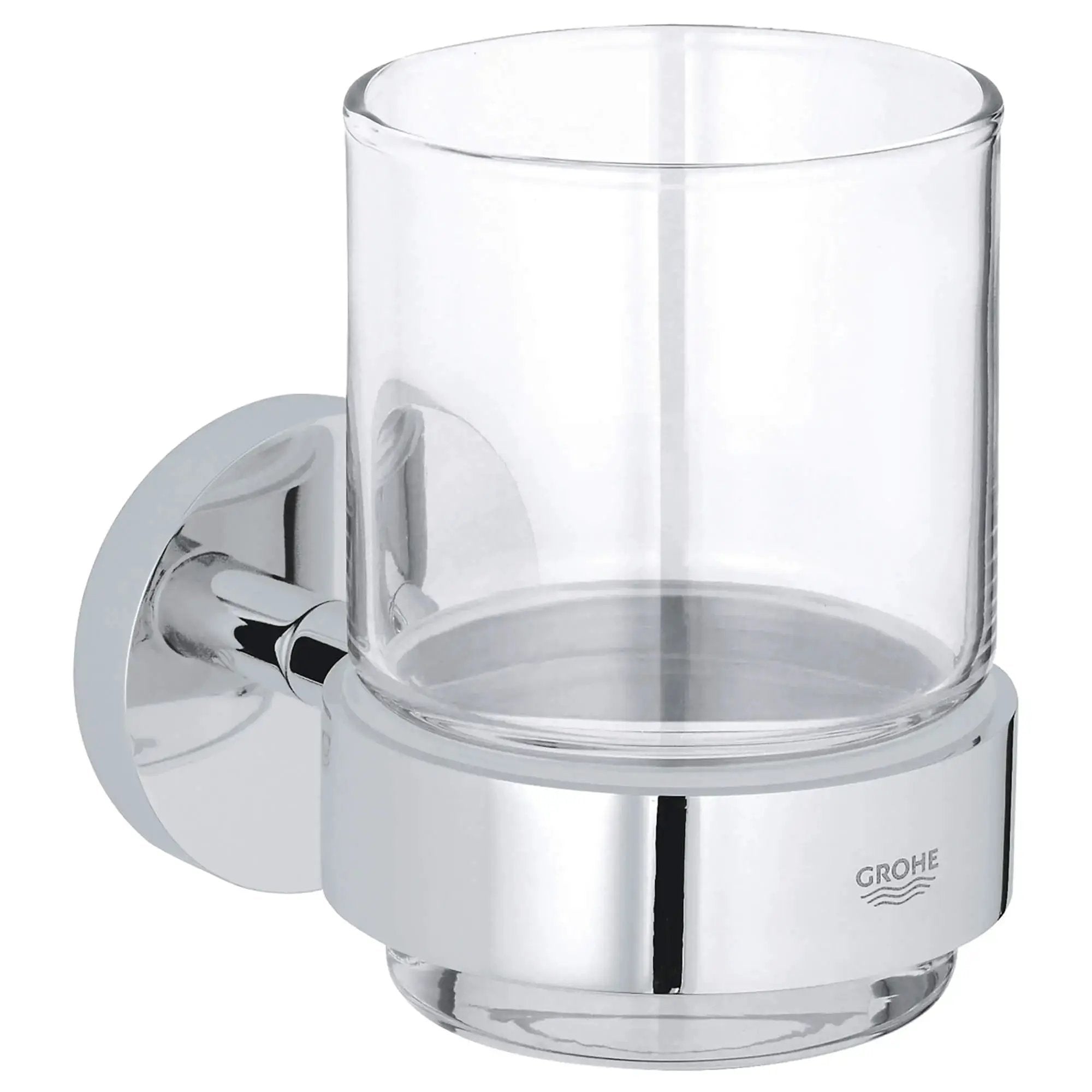 chrome bathroom tumbler