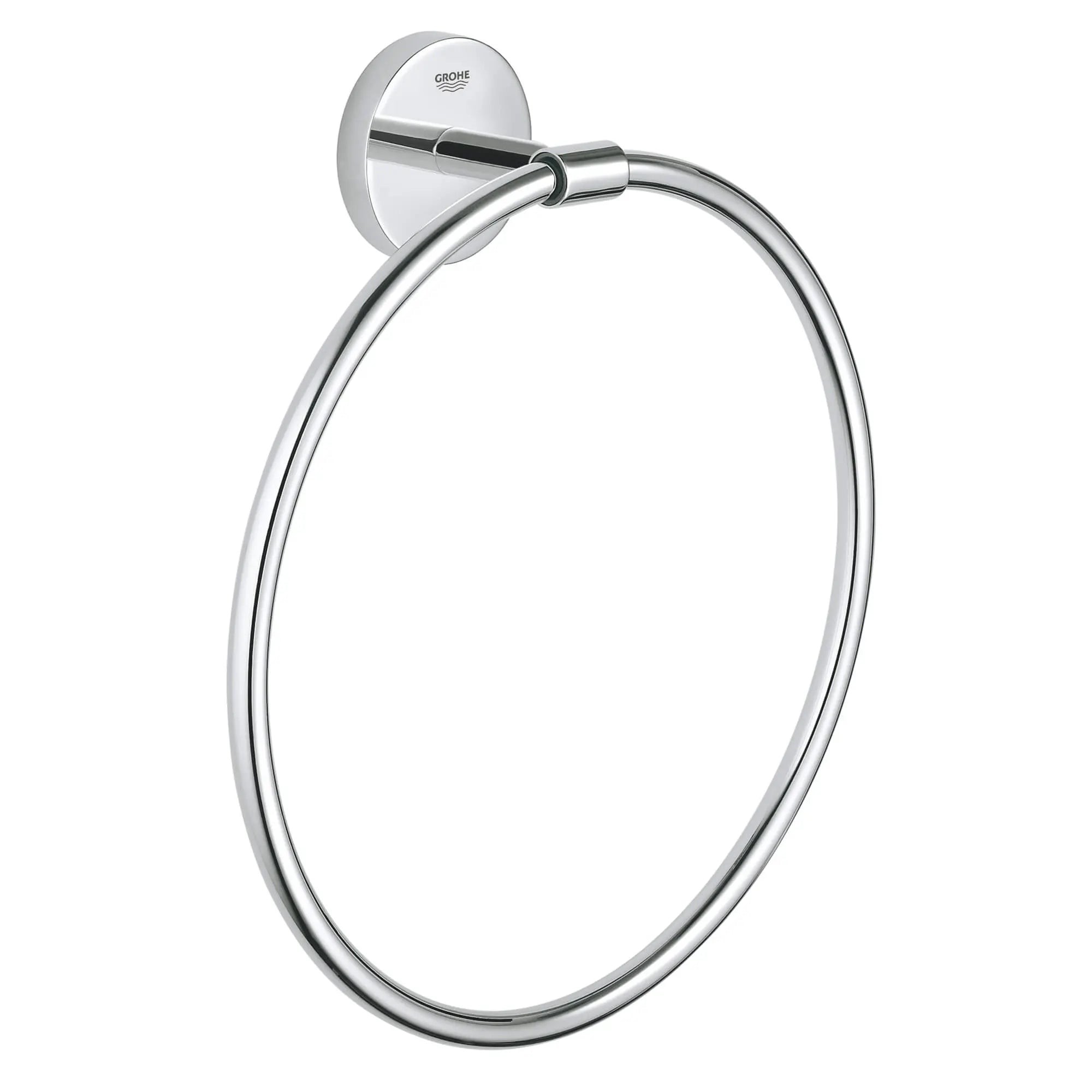 chrome towel ring