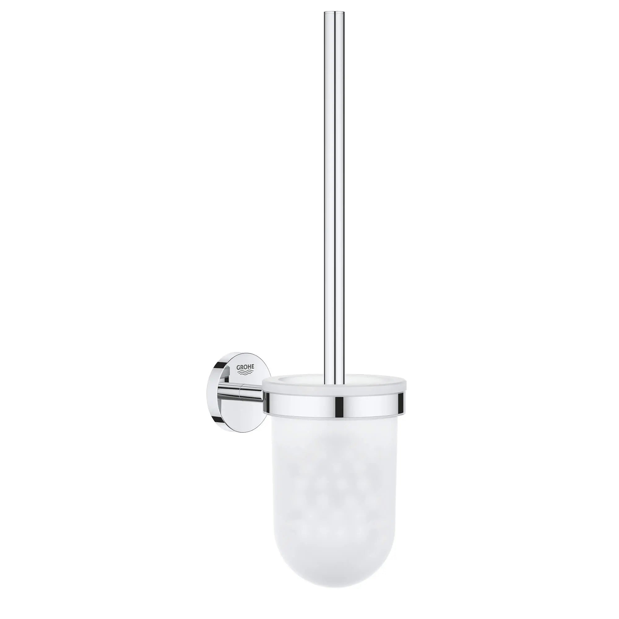chrome toilet brush