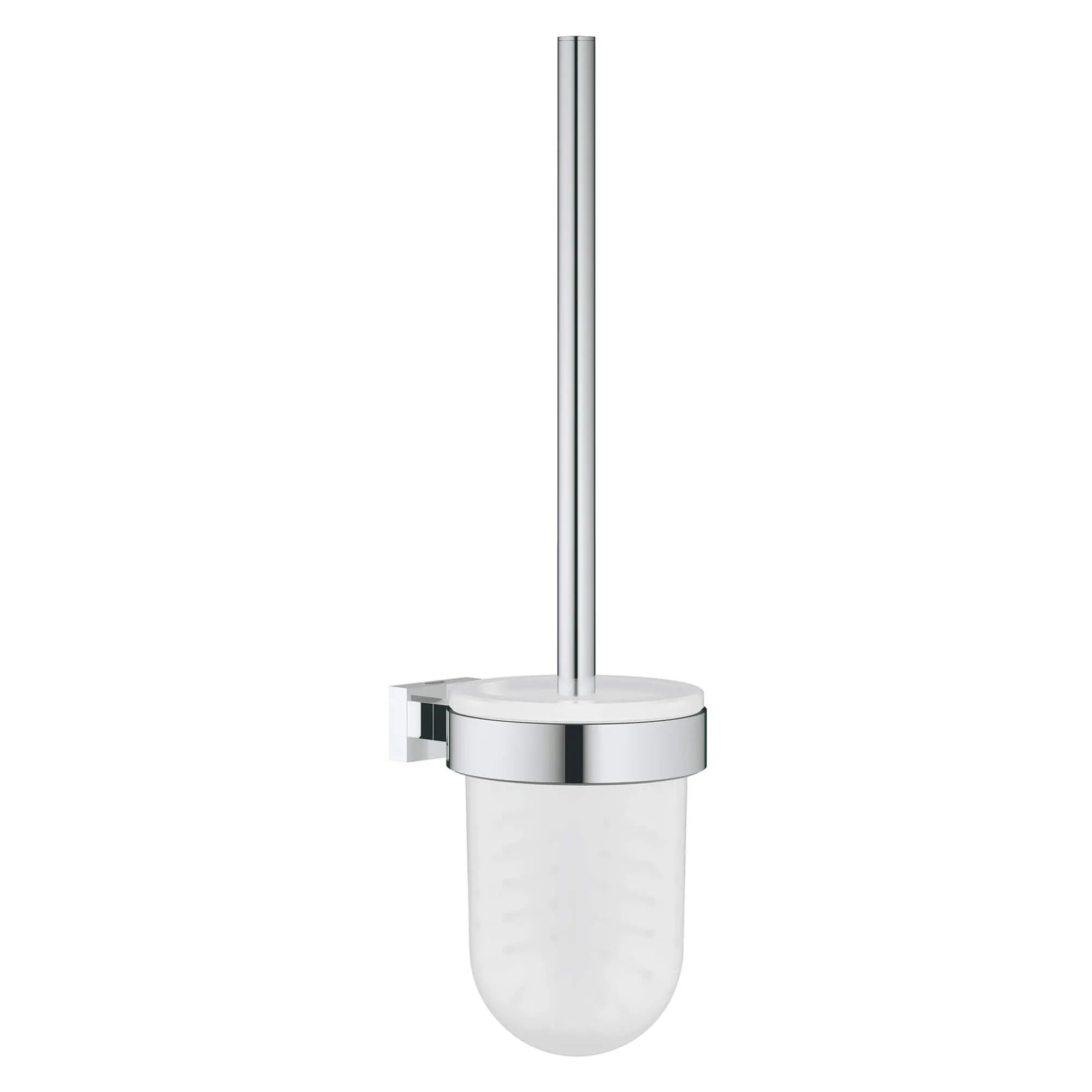 chrome toilet brush