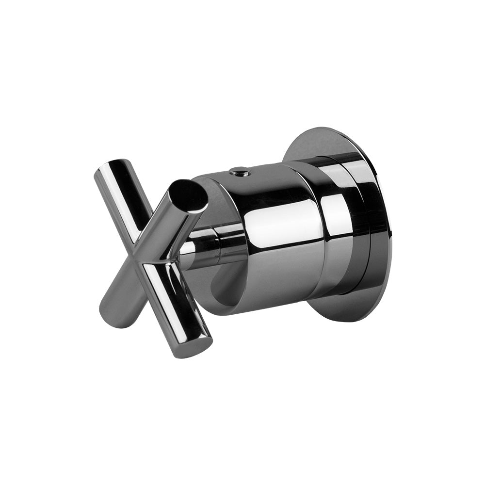 polished chrome shower trim