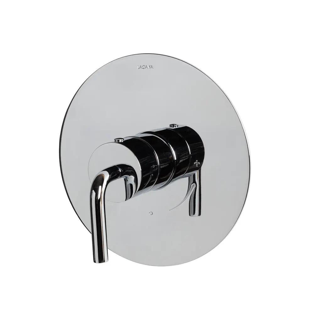 polished chrome shower trim